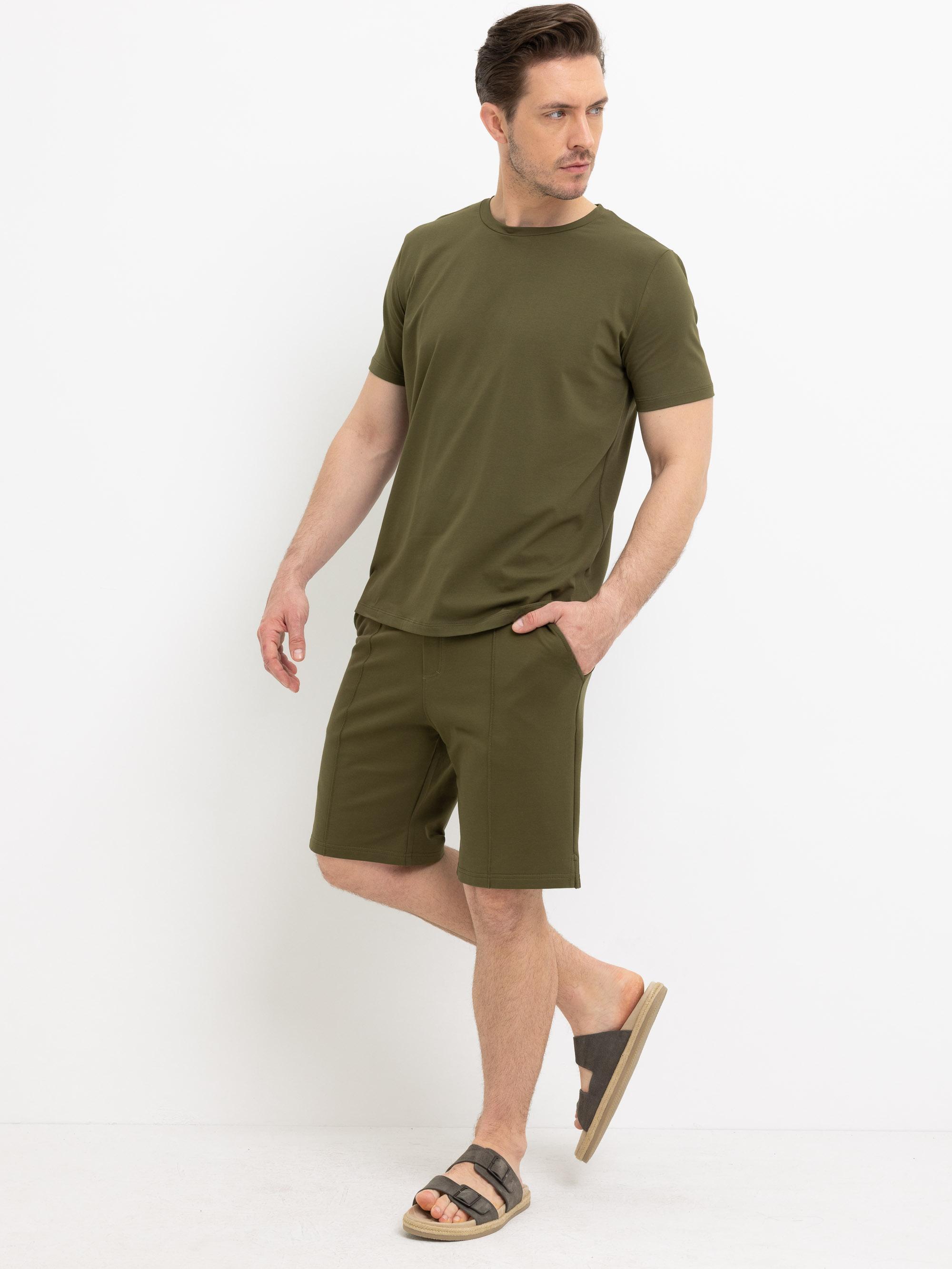Khaki T-shirt męski