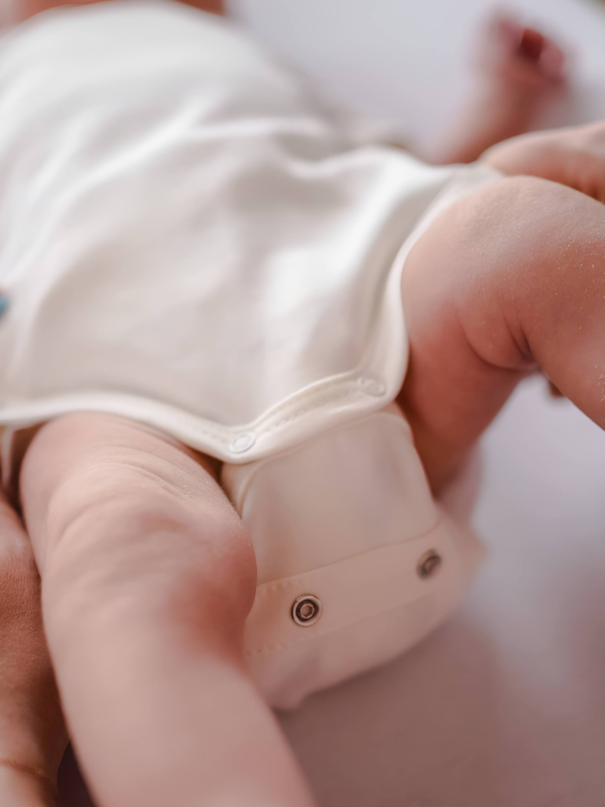 Ecru body kopertowe krótki rękaw dla noworodka