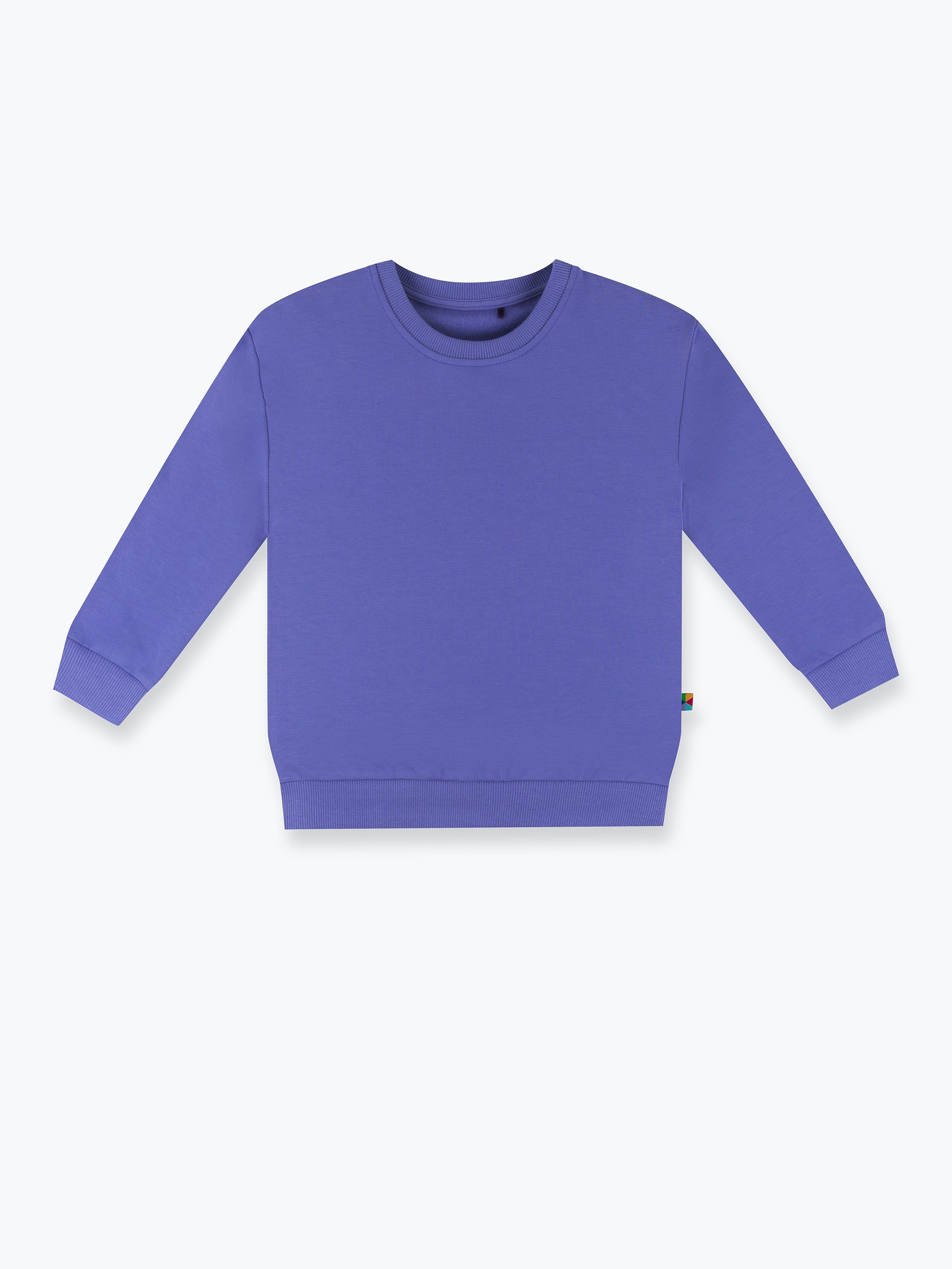 Barwinkowa bluza dresowa z meszkiem Junior