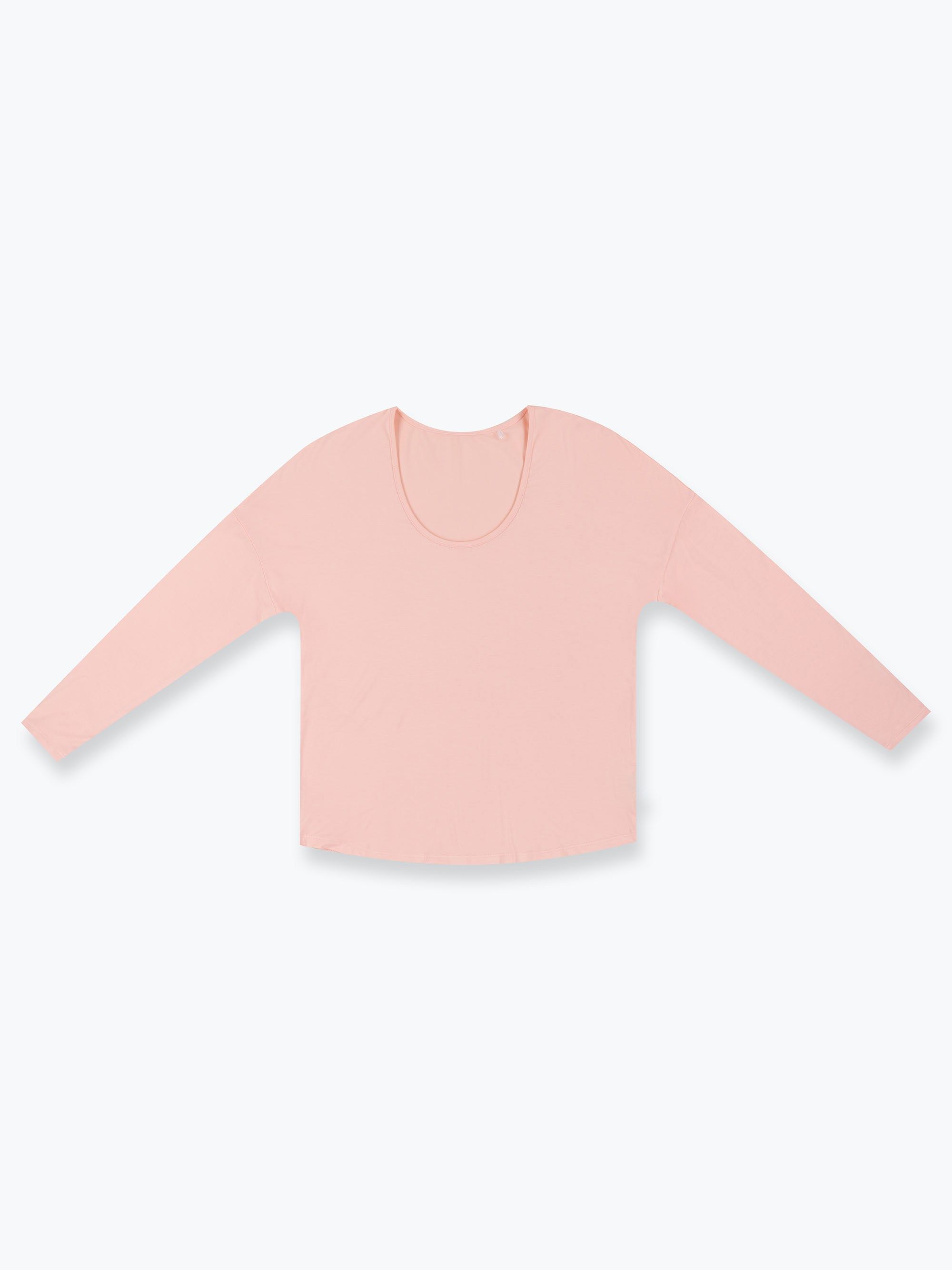 Light pink long sleeve pajama top Women