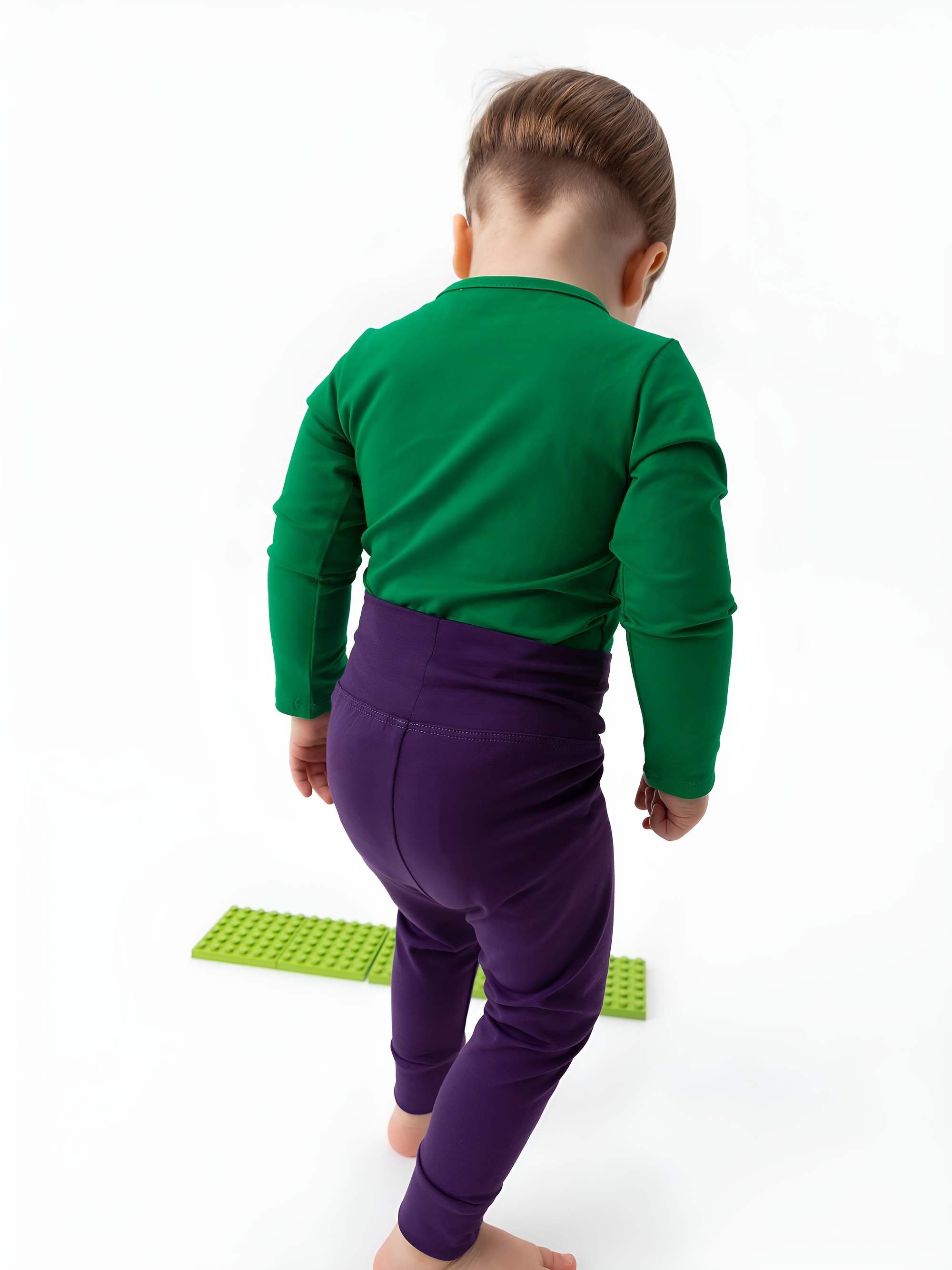 Violet jersey pants