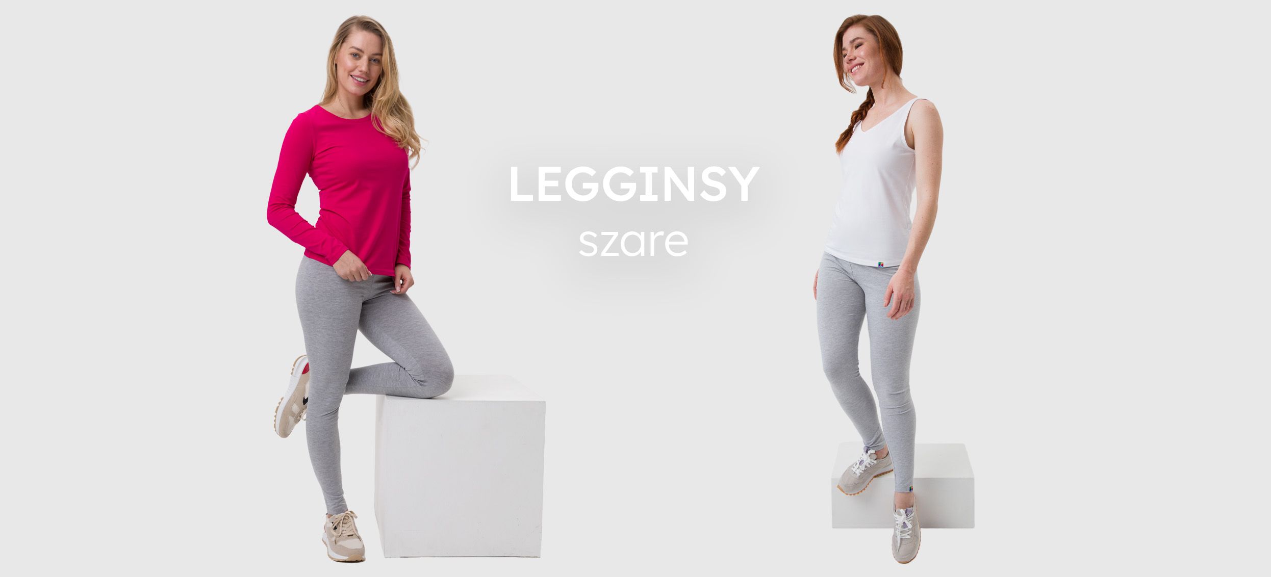 szare leginsy