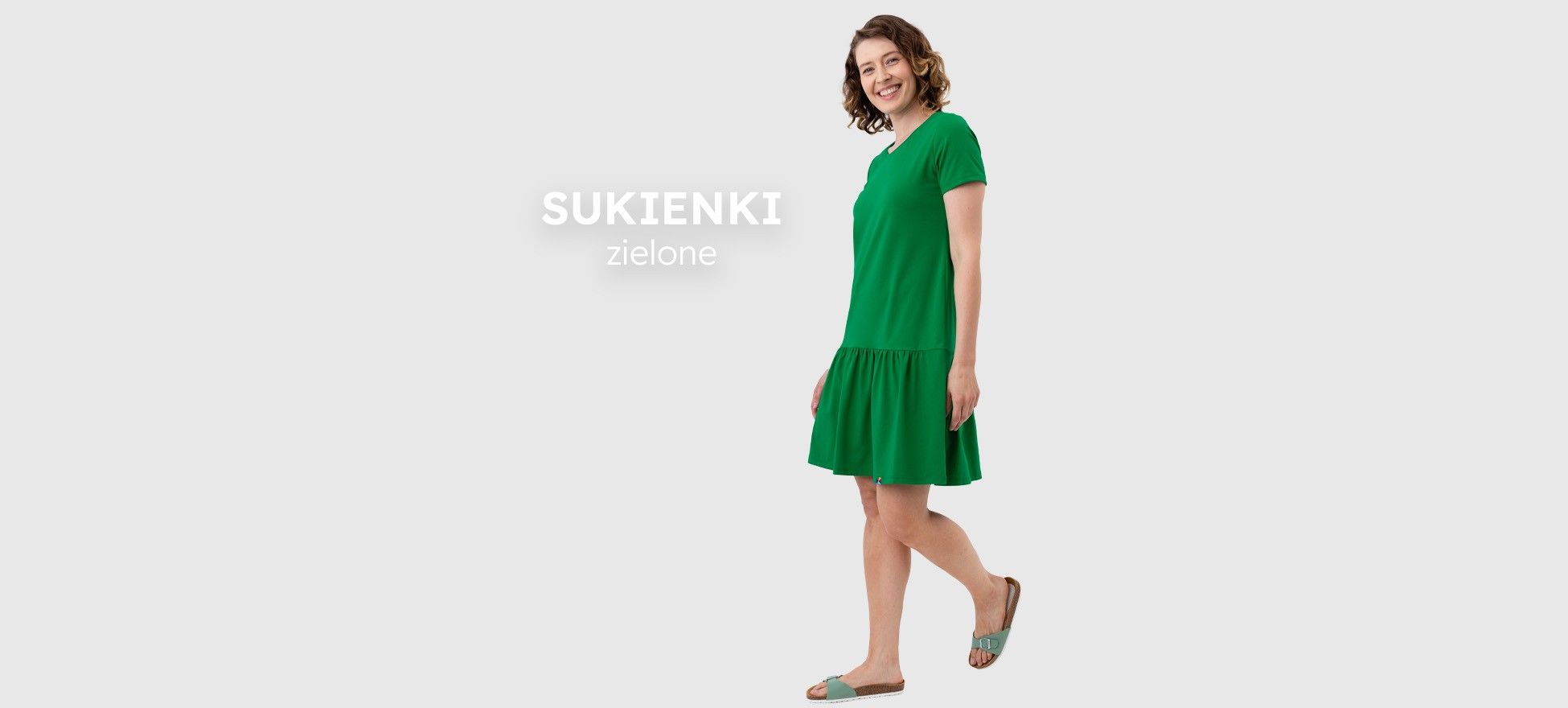 sukienka kolor zielony
