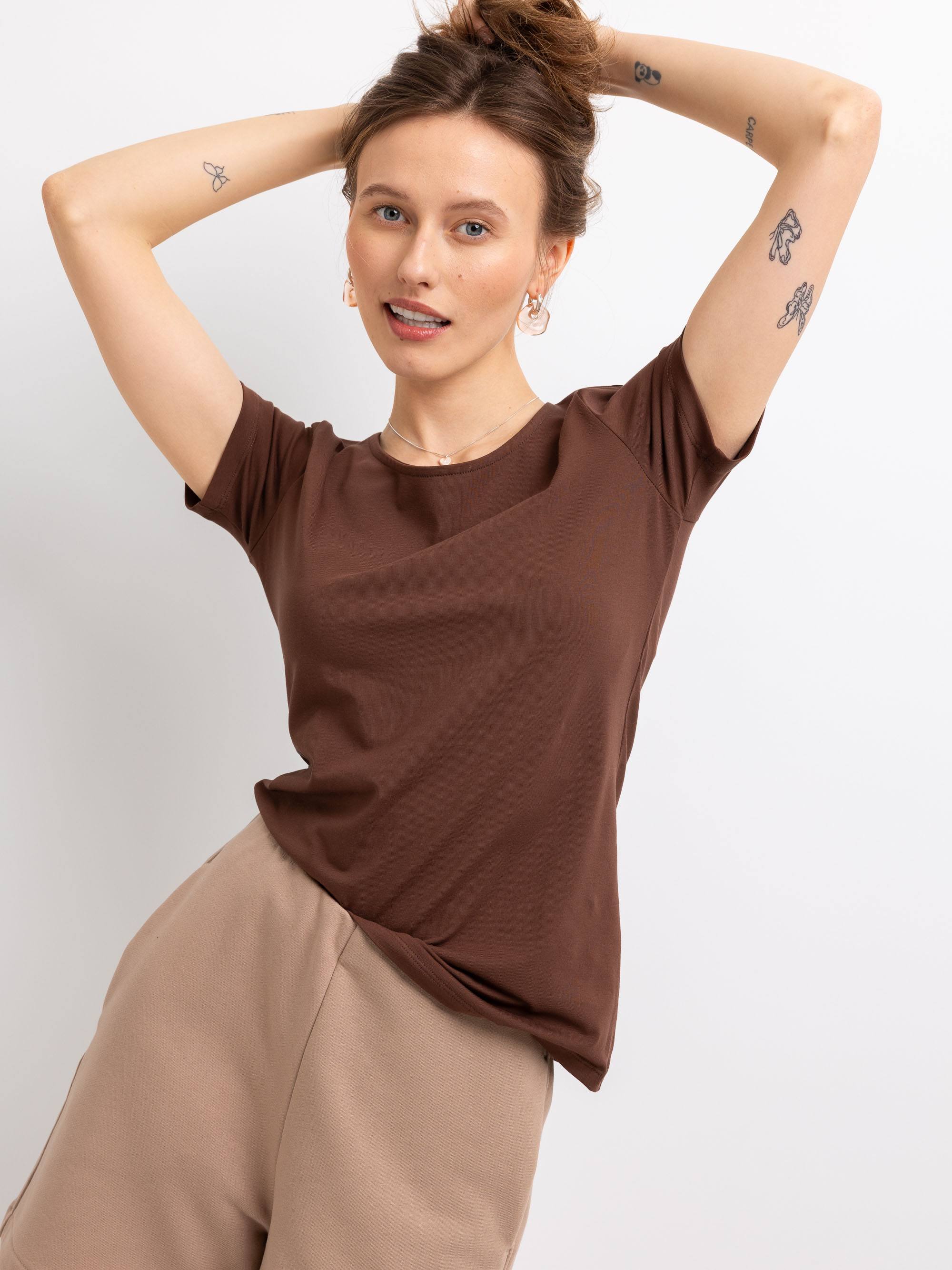 Mocha mousse szorty dresowe damskie