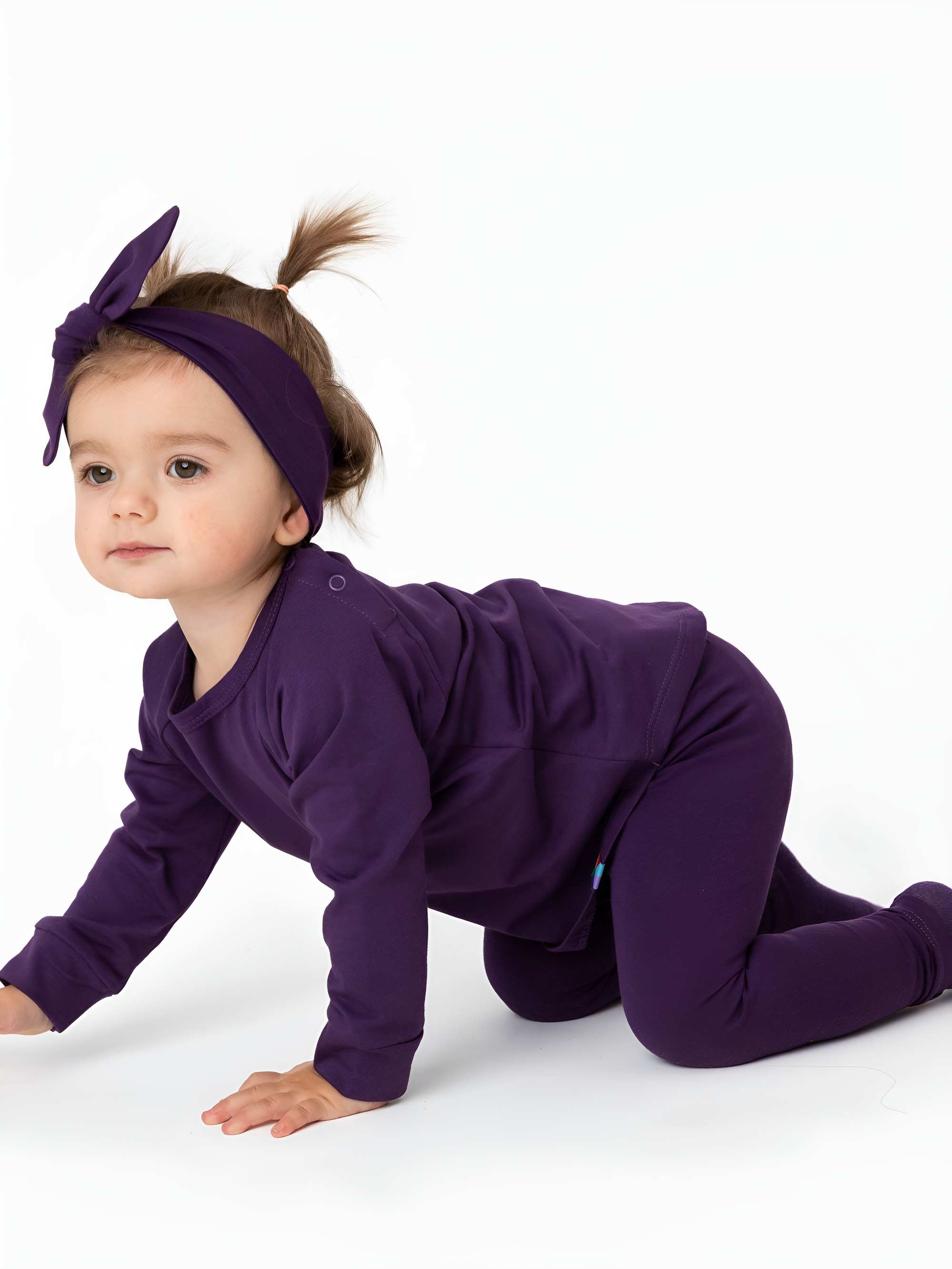 Fioletowe legginsy