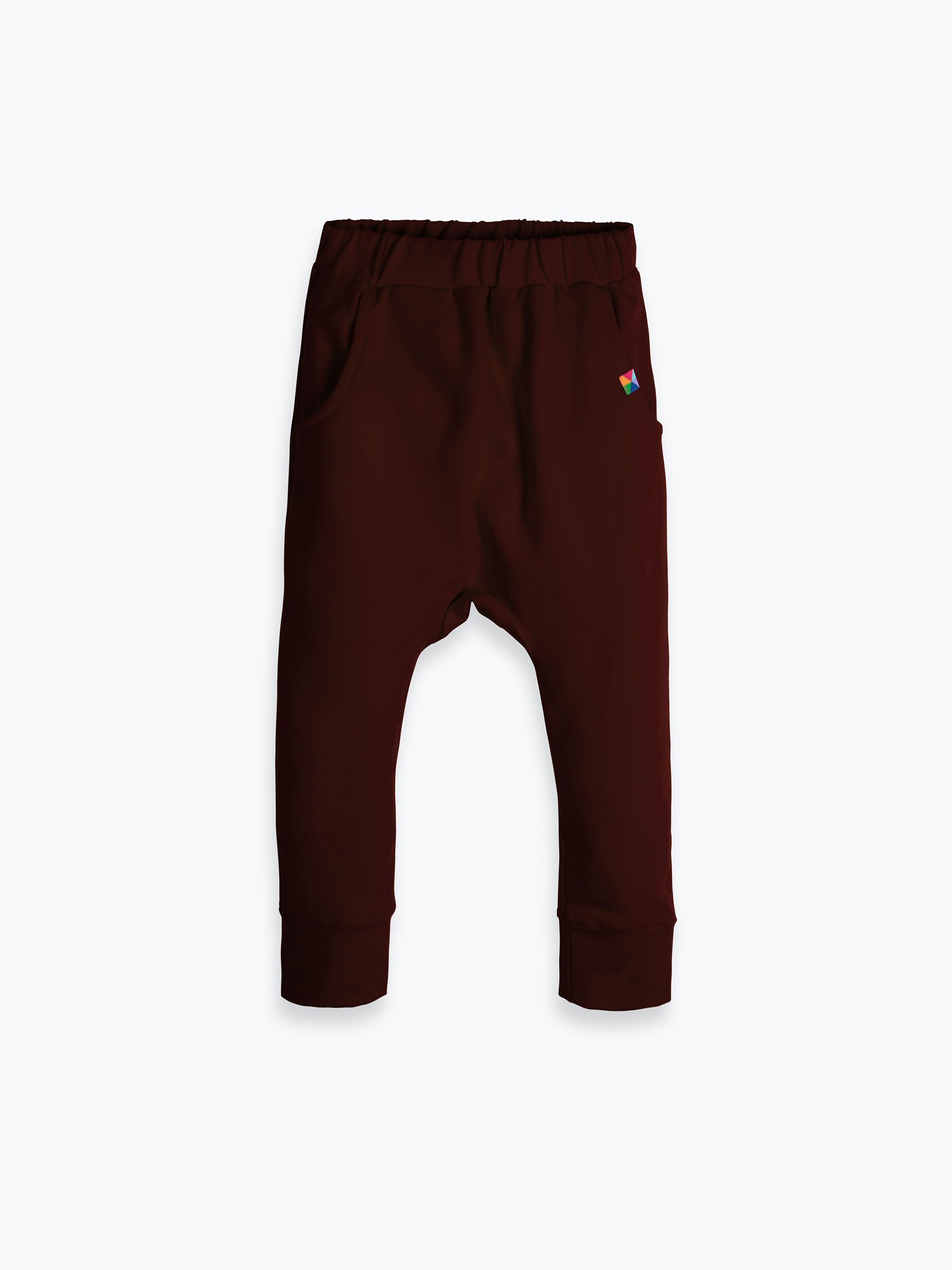 Brązowe spodnie baggy