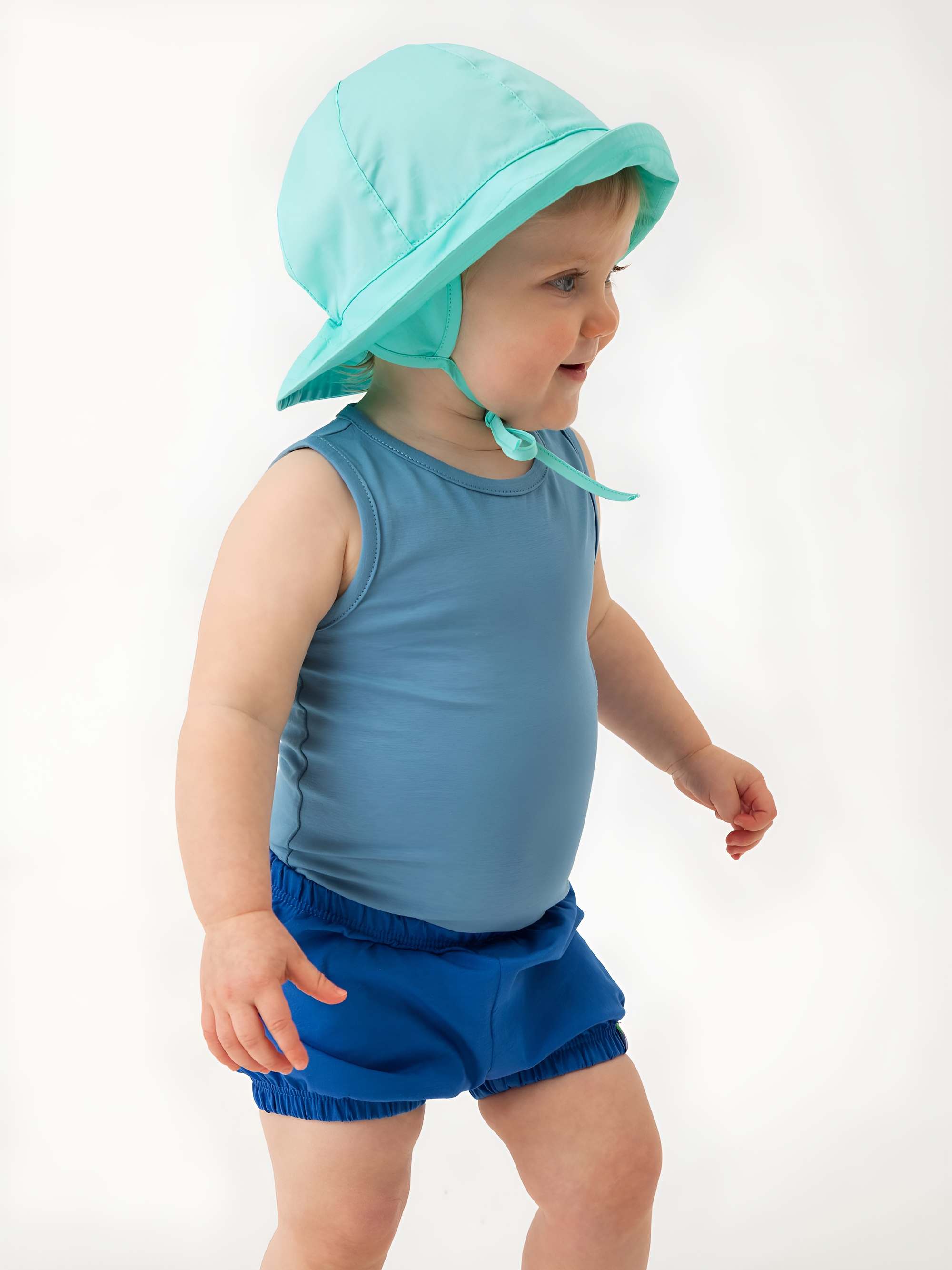 Blue bloomers