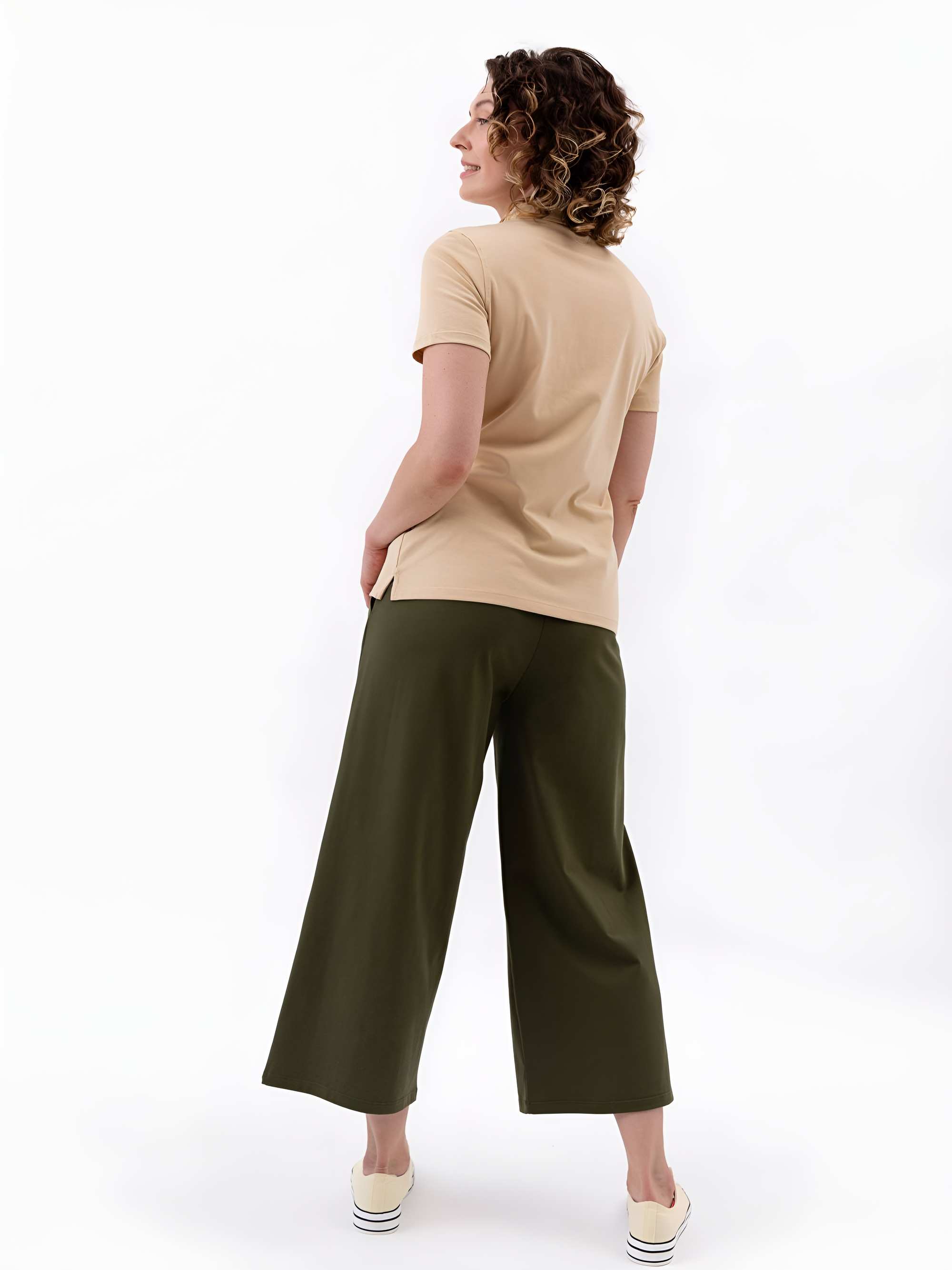 Khaki kuloty damskie