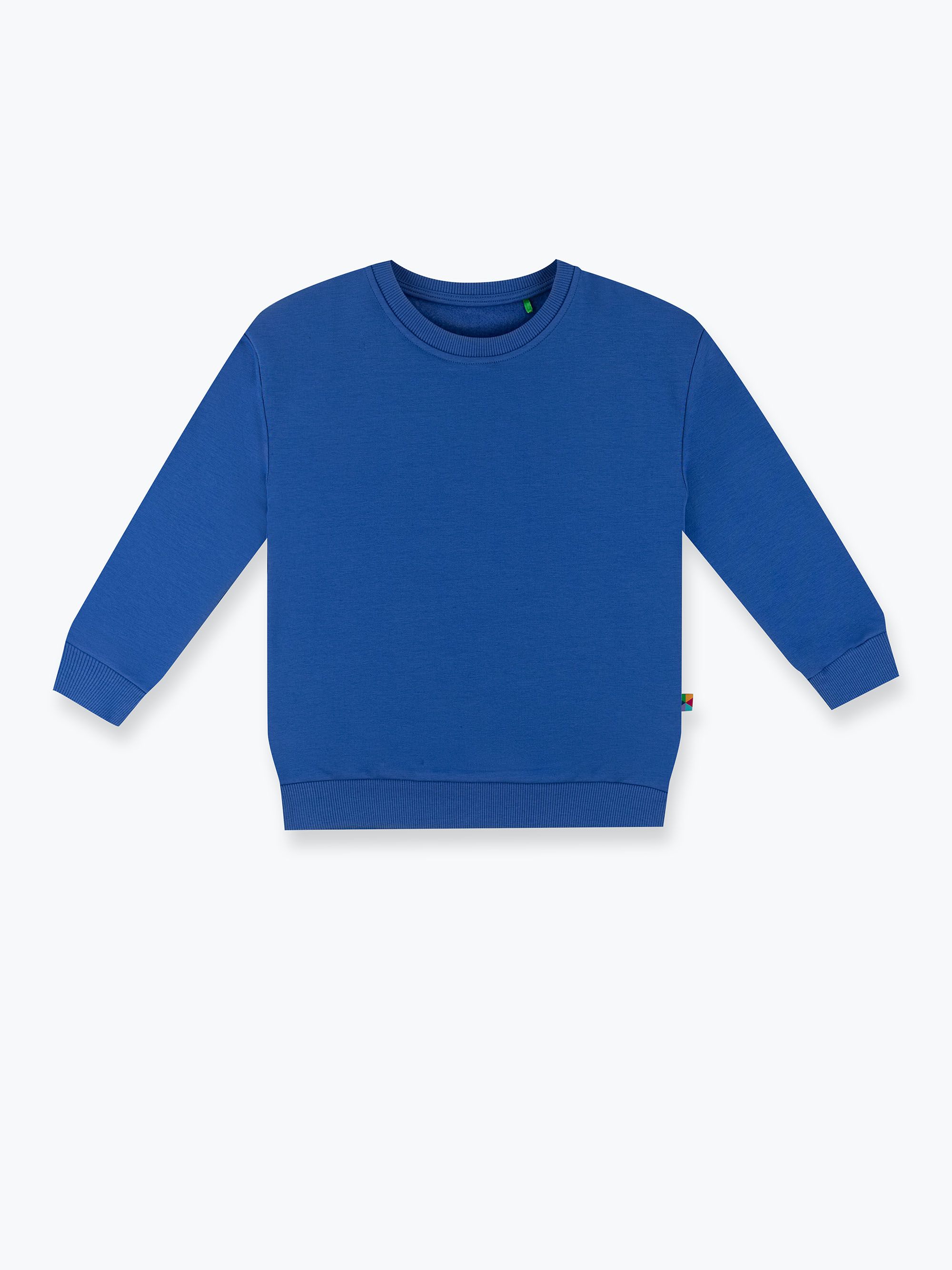 Niebieska bluza dresowa z meszkiem Junior