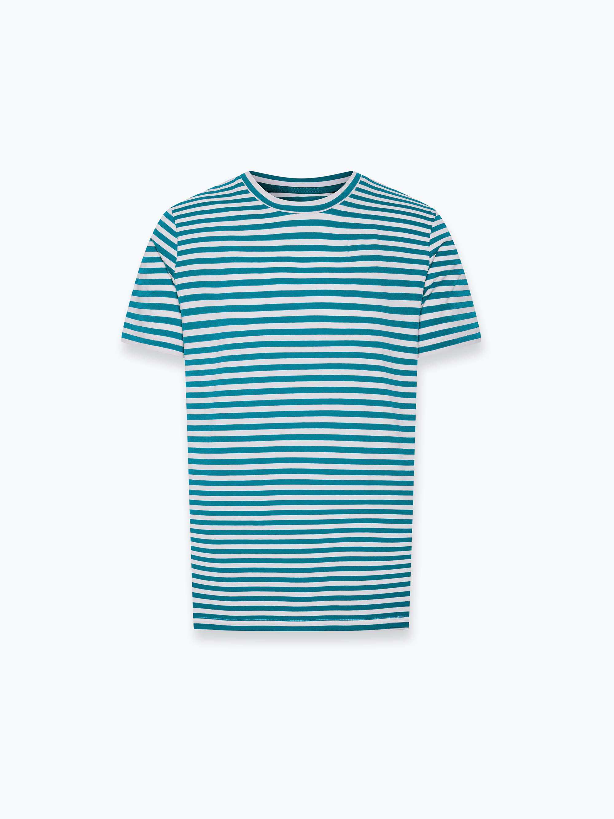 Morski T-shirt męski w paski