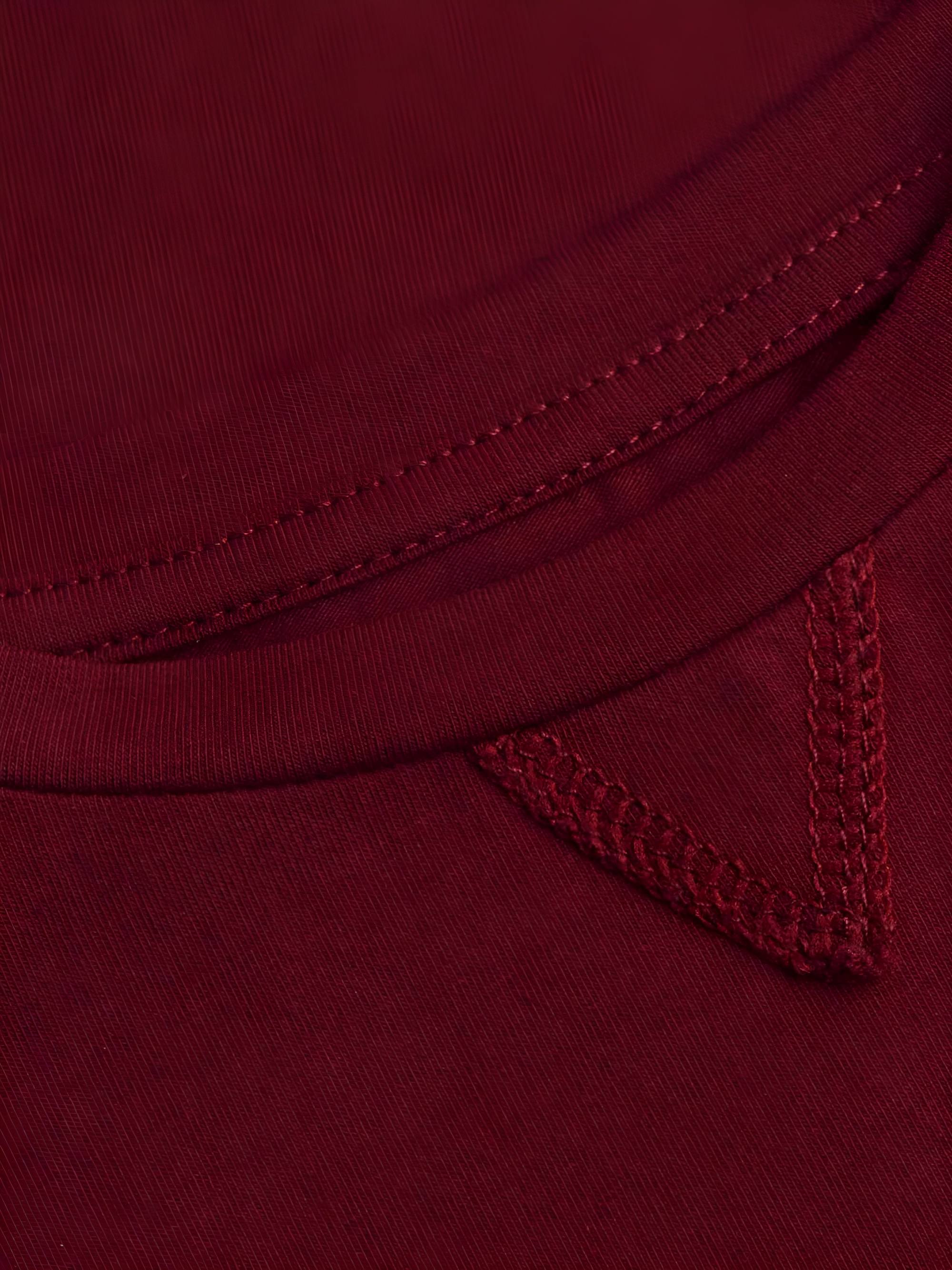 Bordowy T-shirt