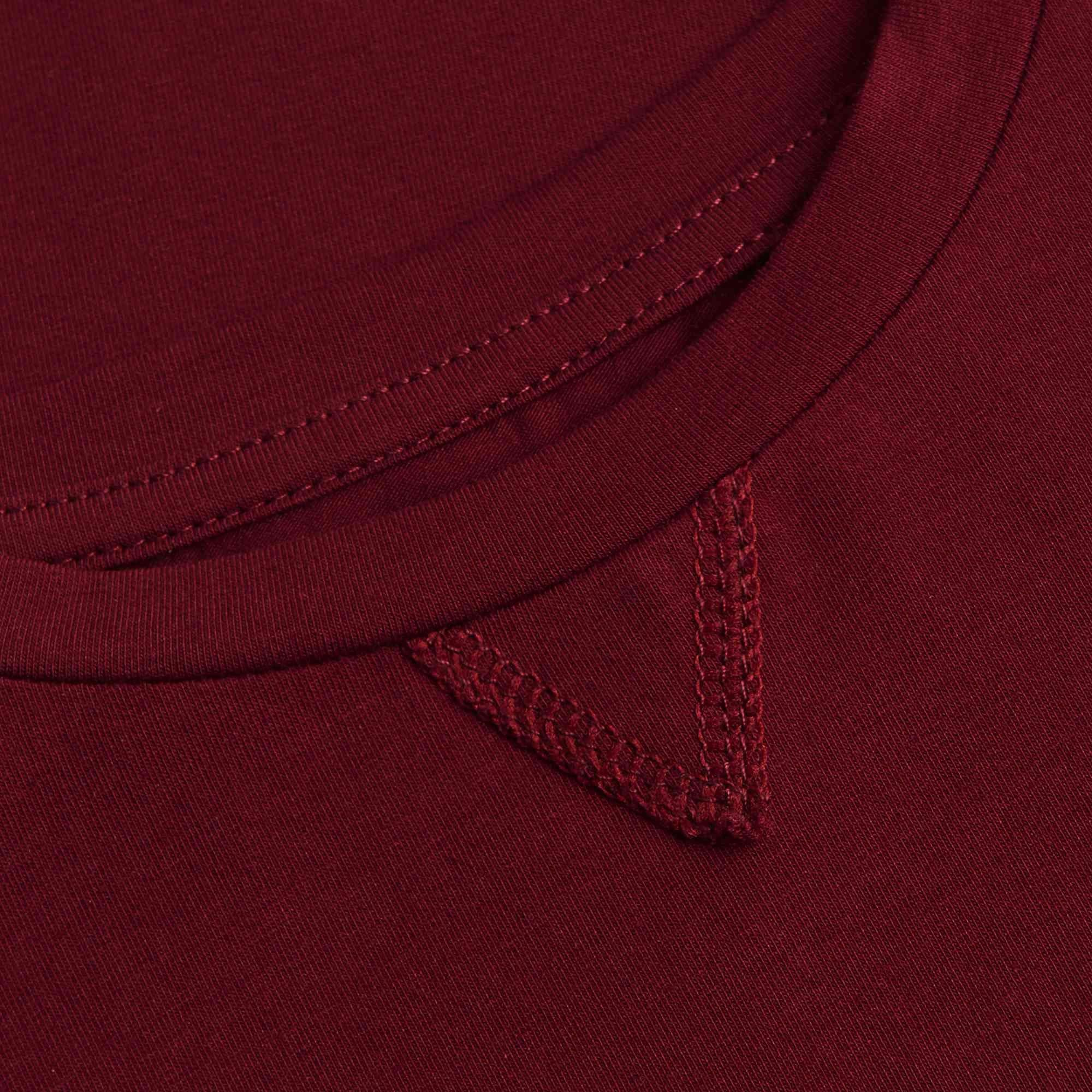 Bordowy T-shirt
