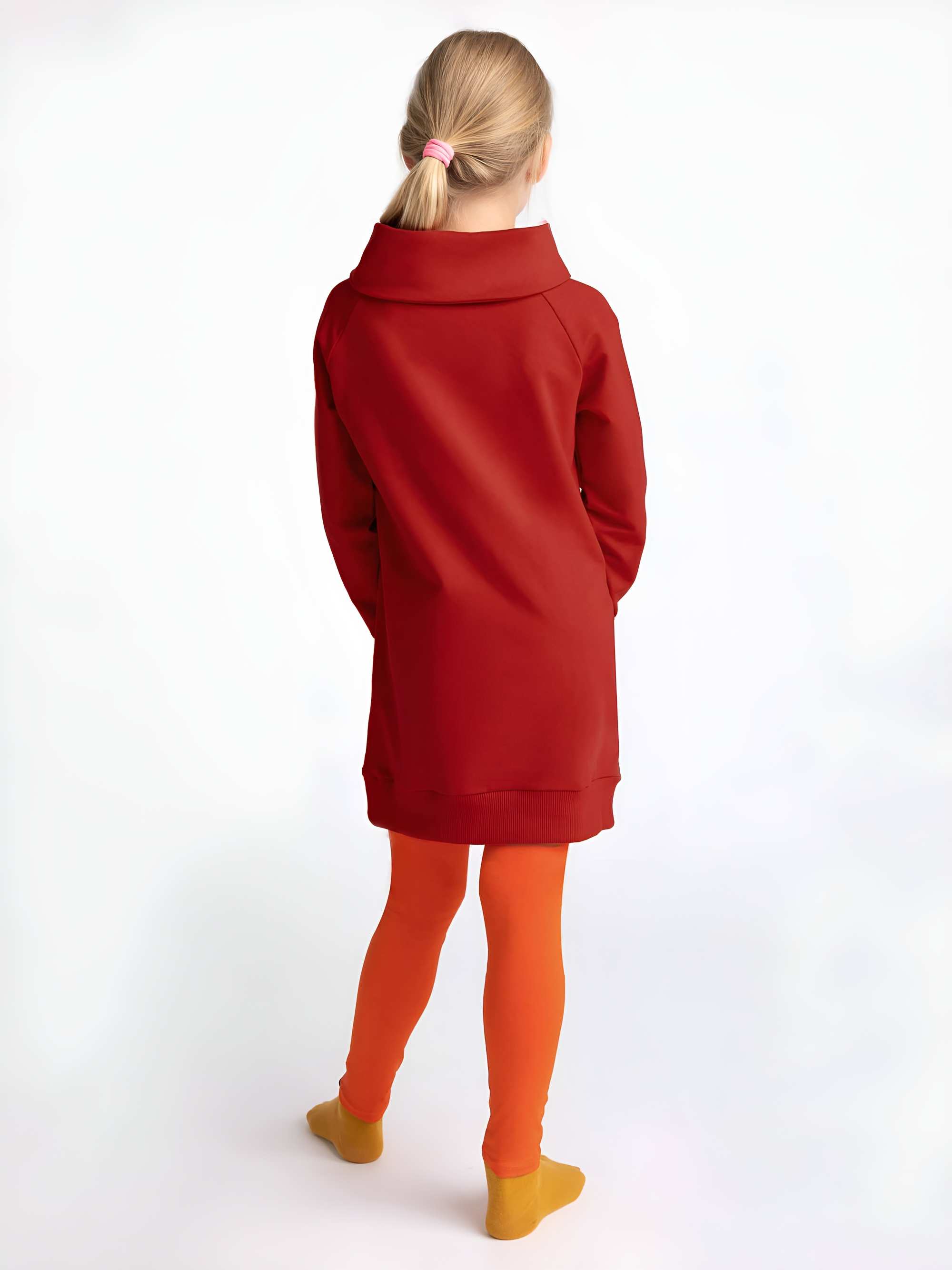 Pomarańczowe legginsy