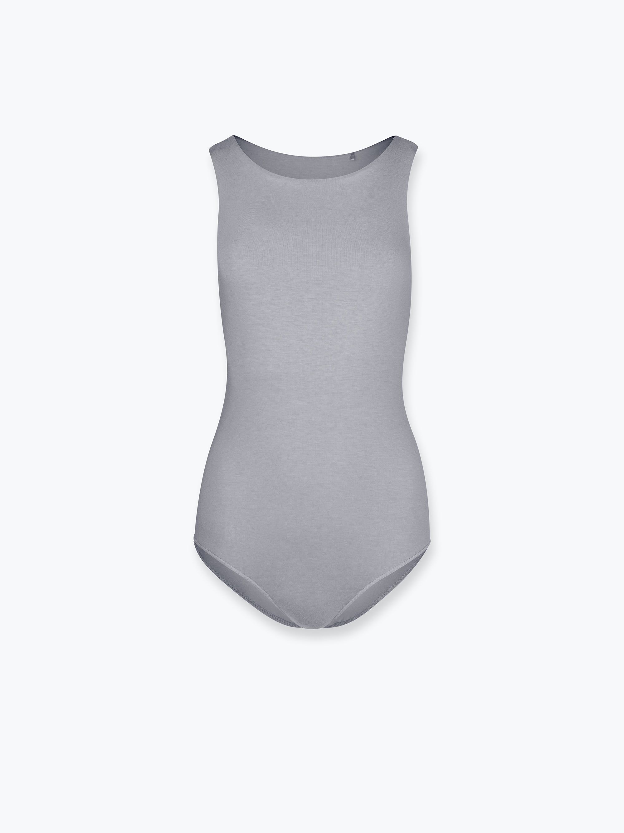 Grey sleeveless bodysuit Women
