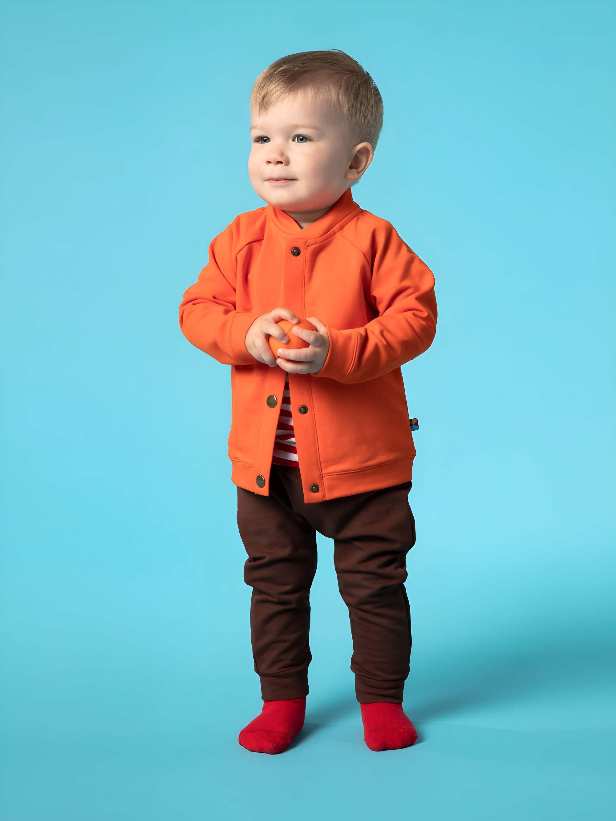 Pomarańczowa bluza bomber