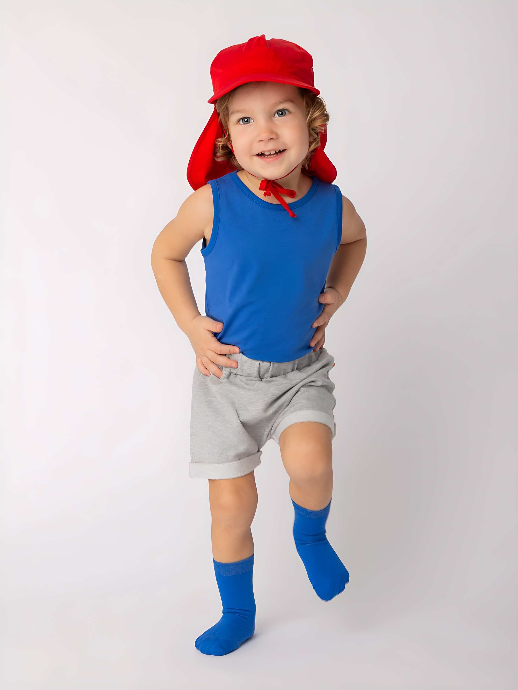 Niebieskie body bez rękawów