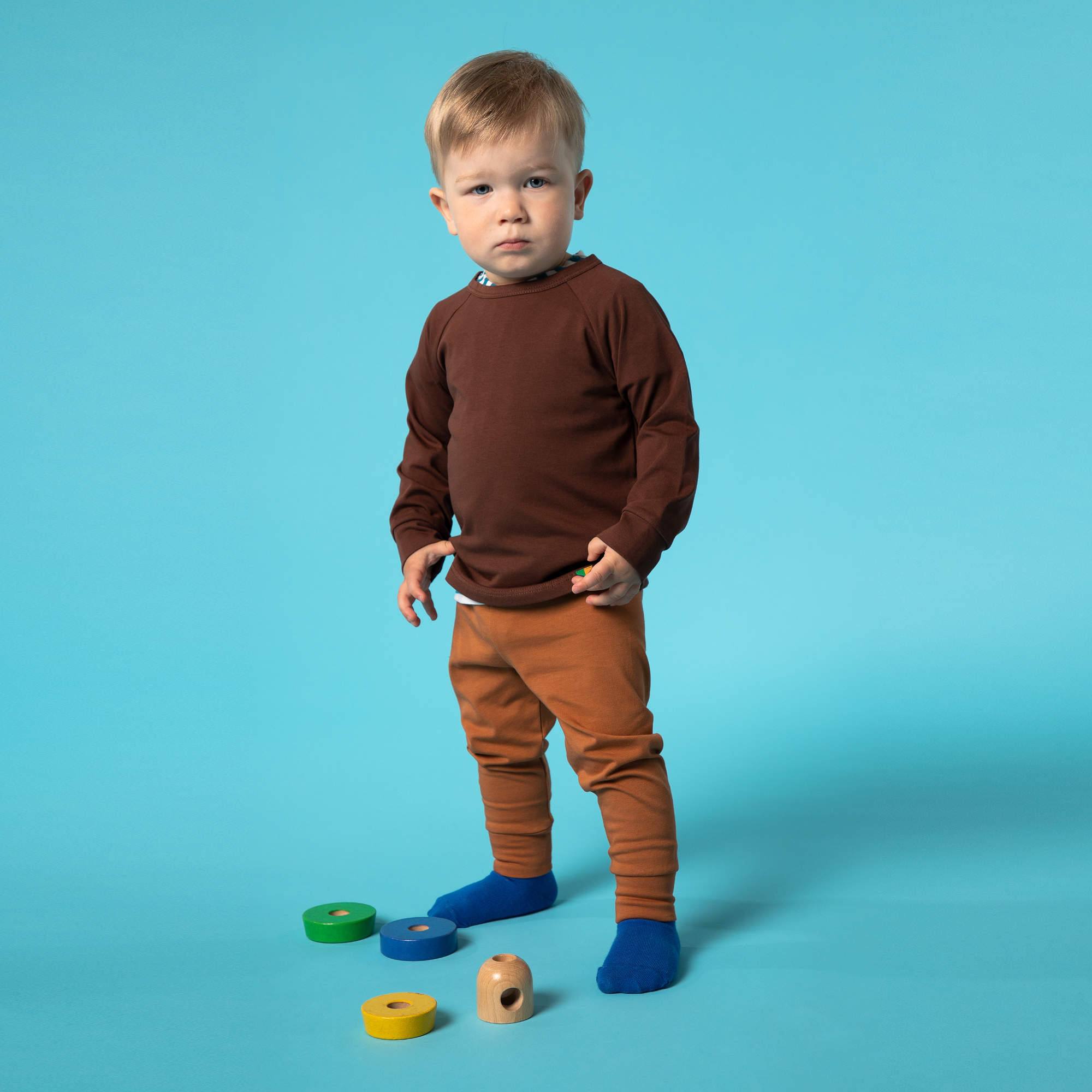 Caramel jersey pants