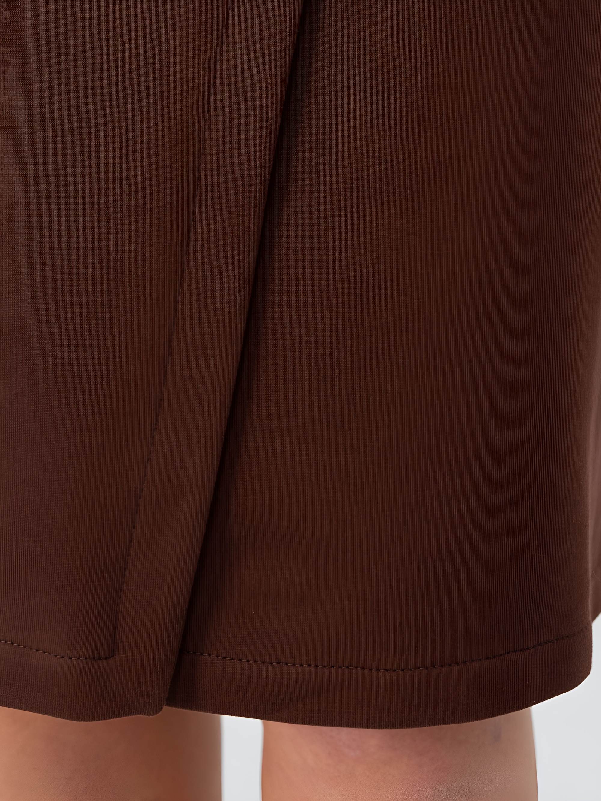 Brown wrap skirt Women