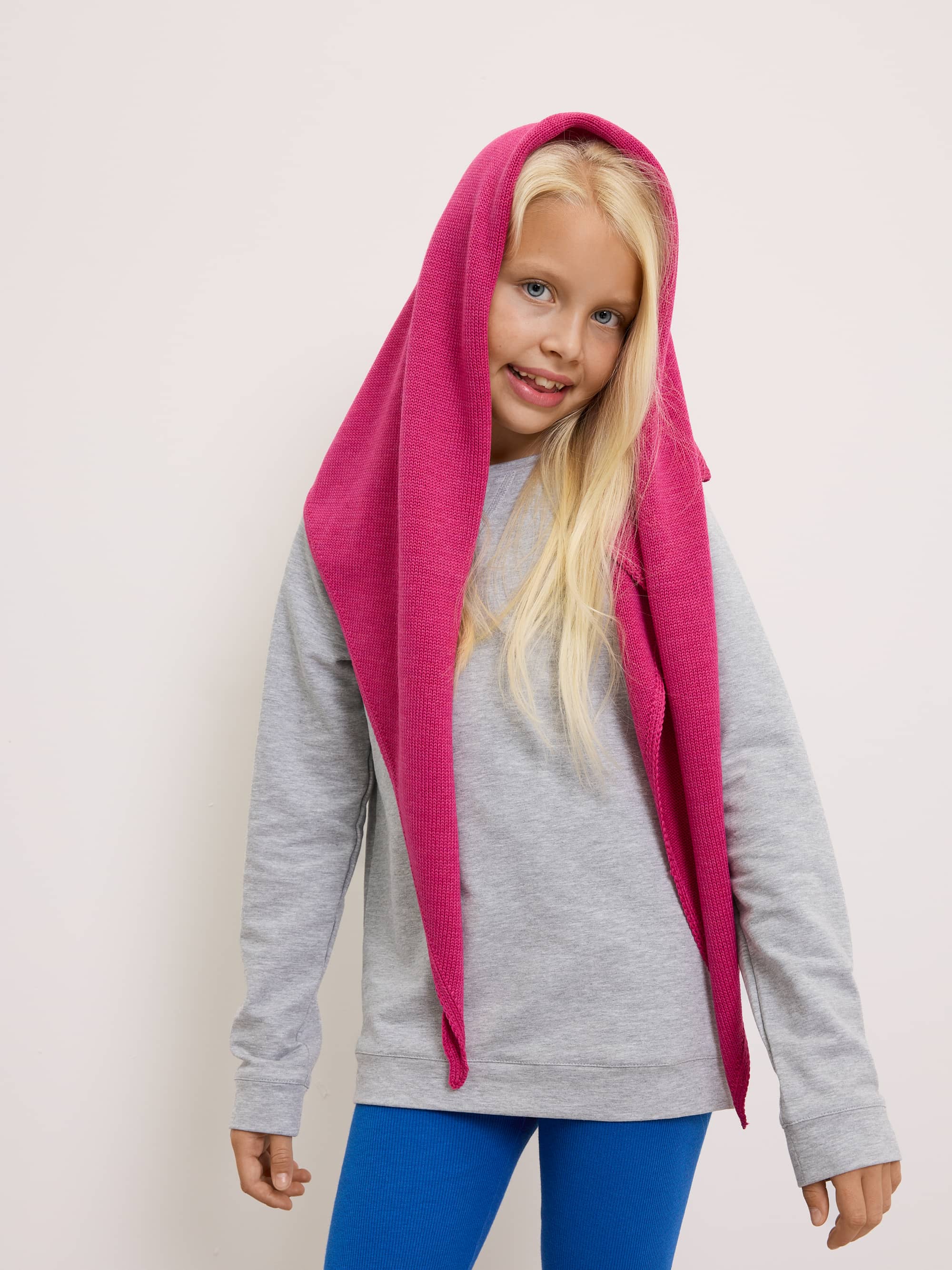 Pink Merino Wool Scarf