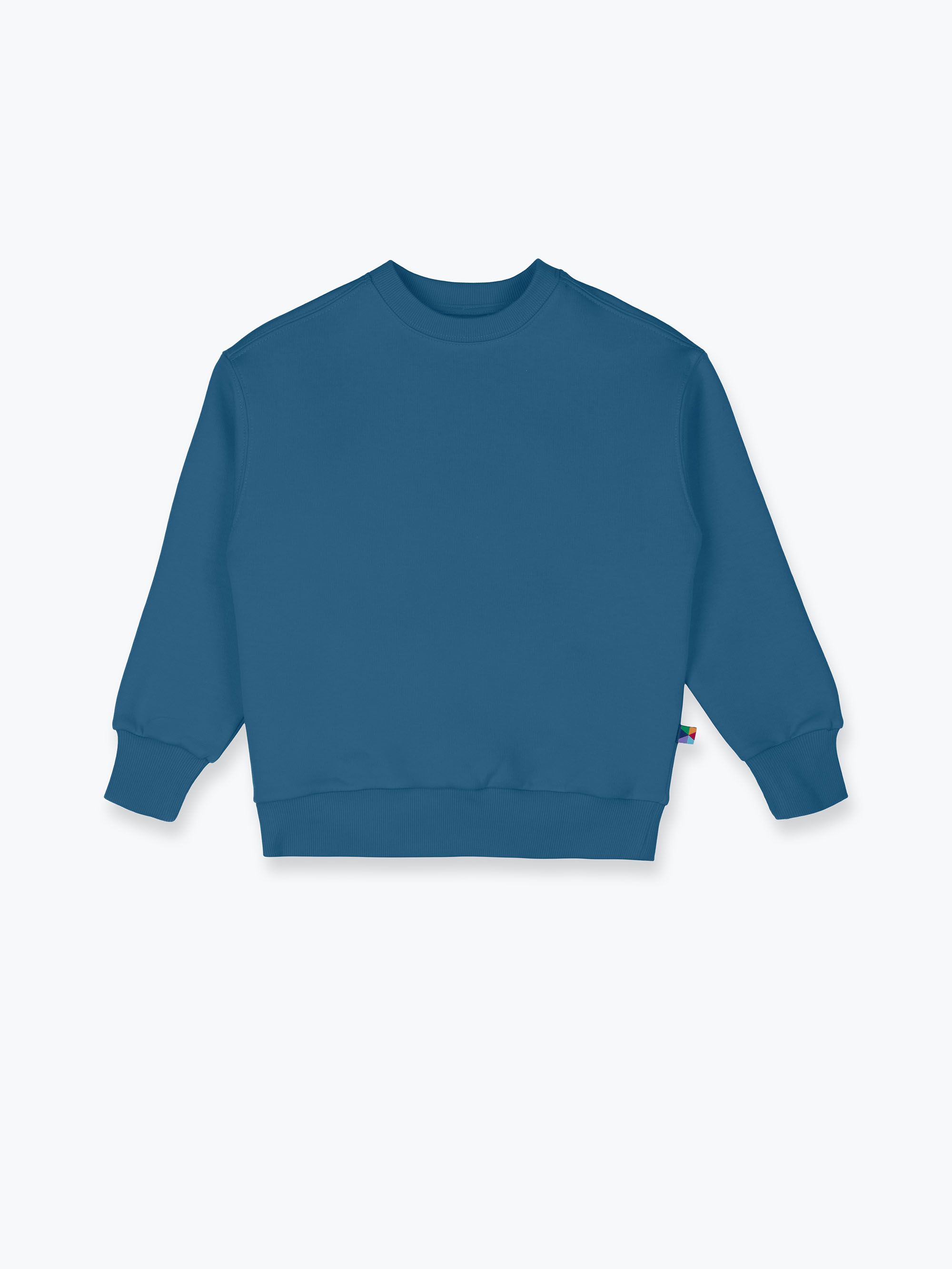 Ciemnoniebieska bluza dresowa ocieplana