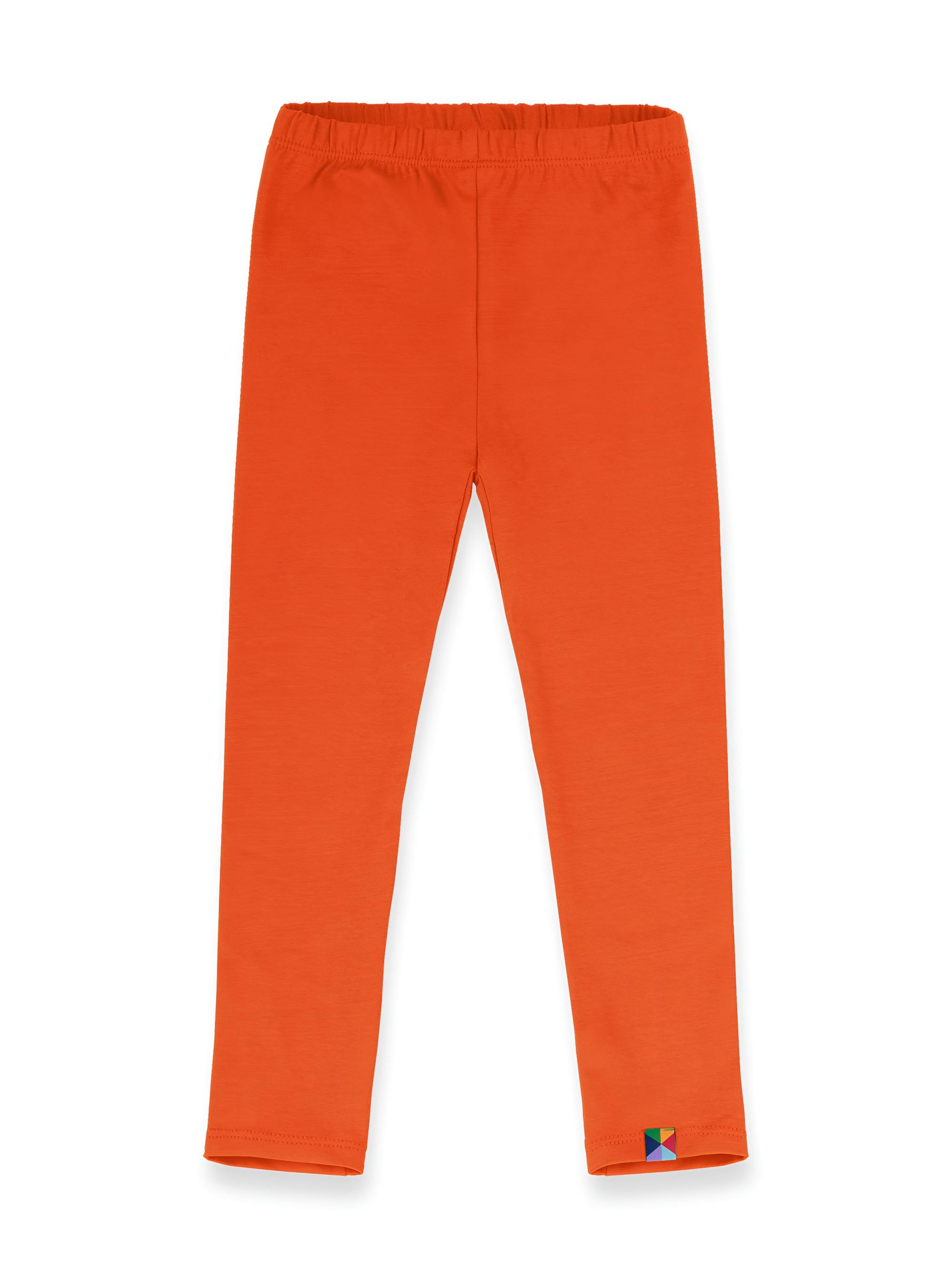 Pomarańczowe legginsy Junior
