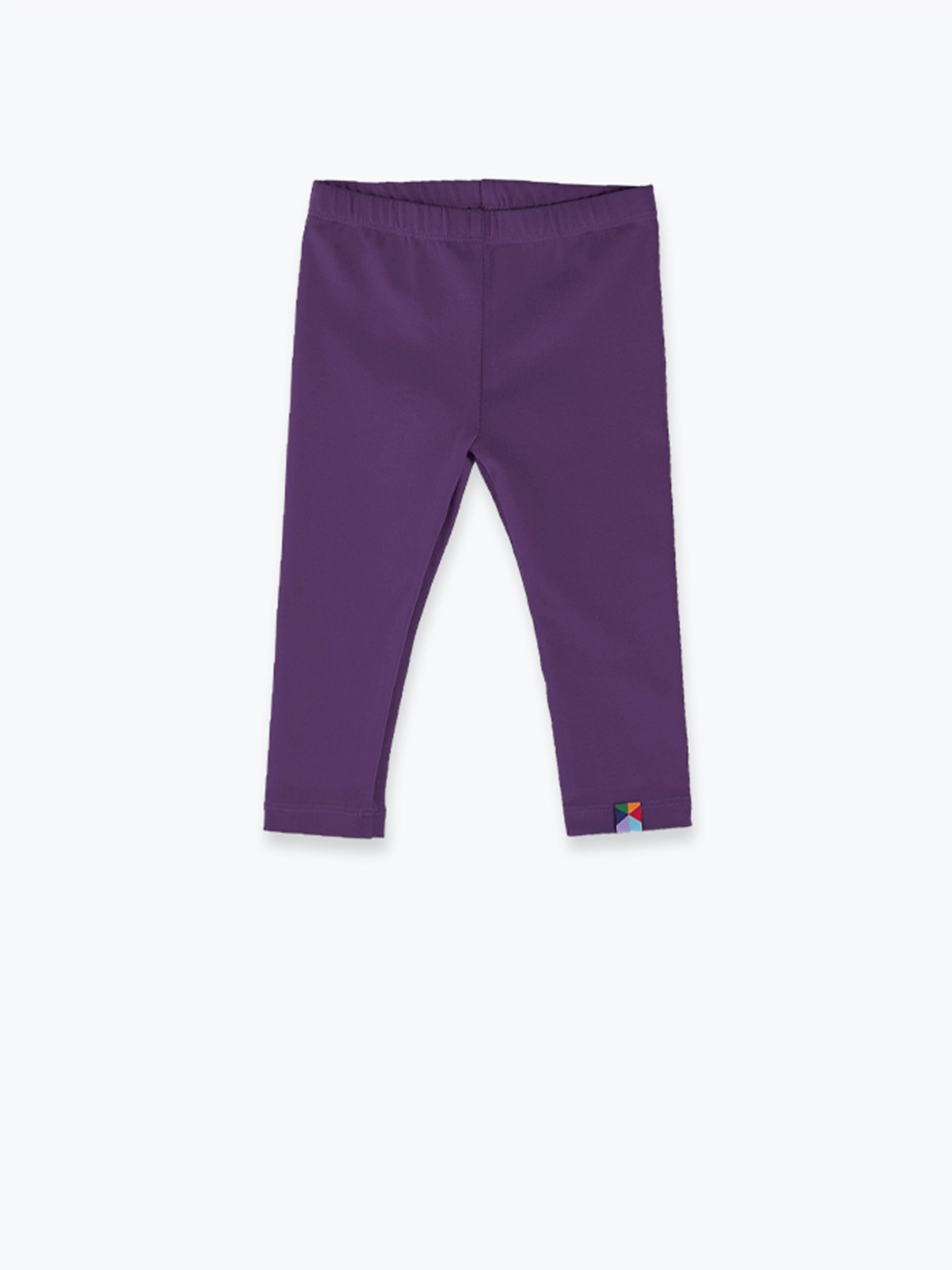 Fioletowe legginsy 3/4