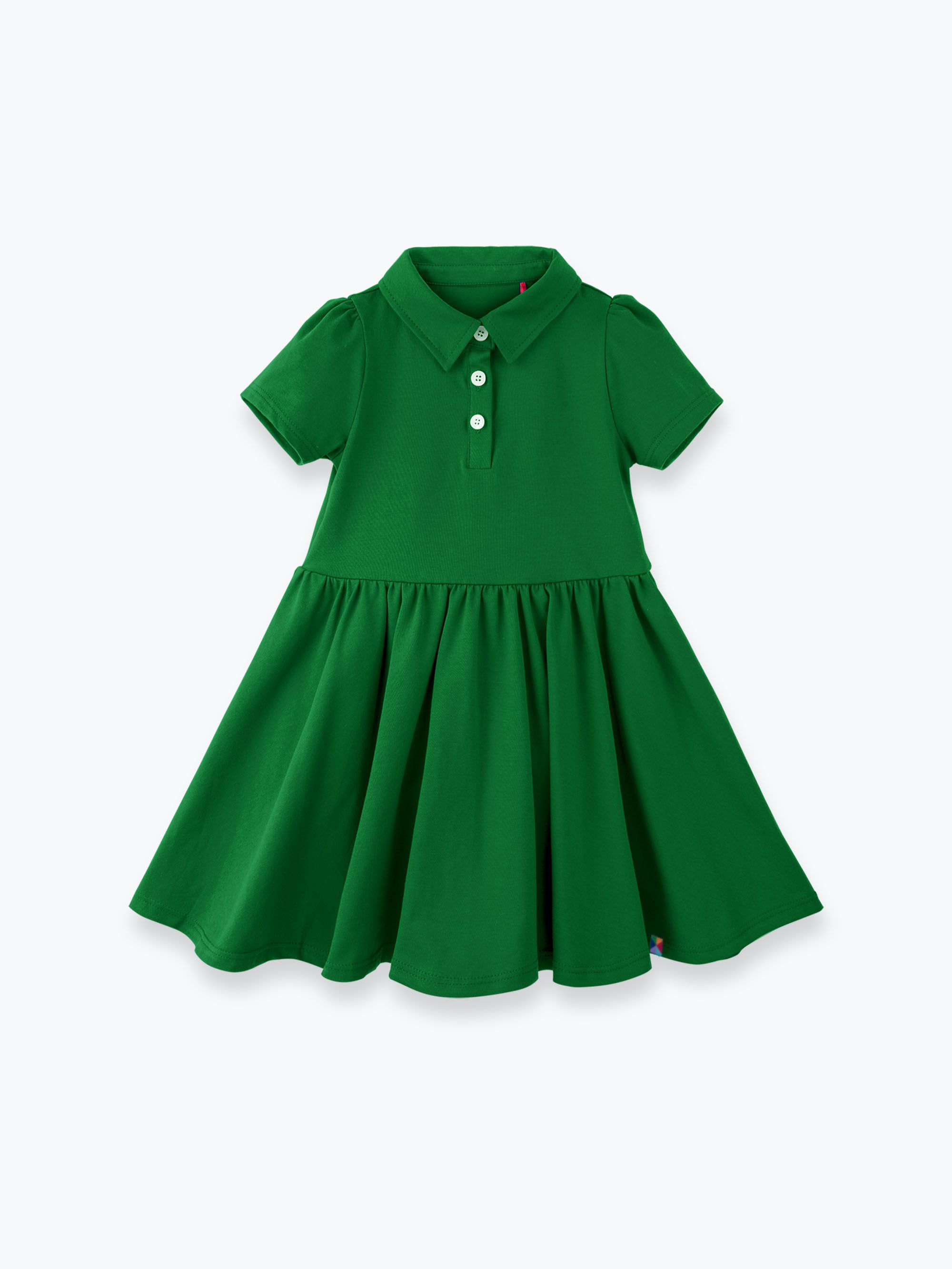 Zielona sukienka polo