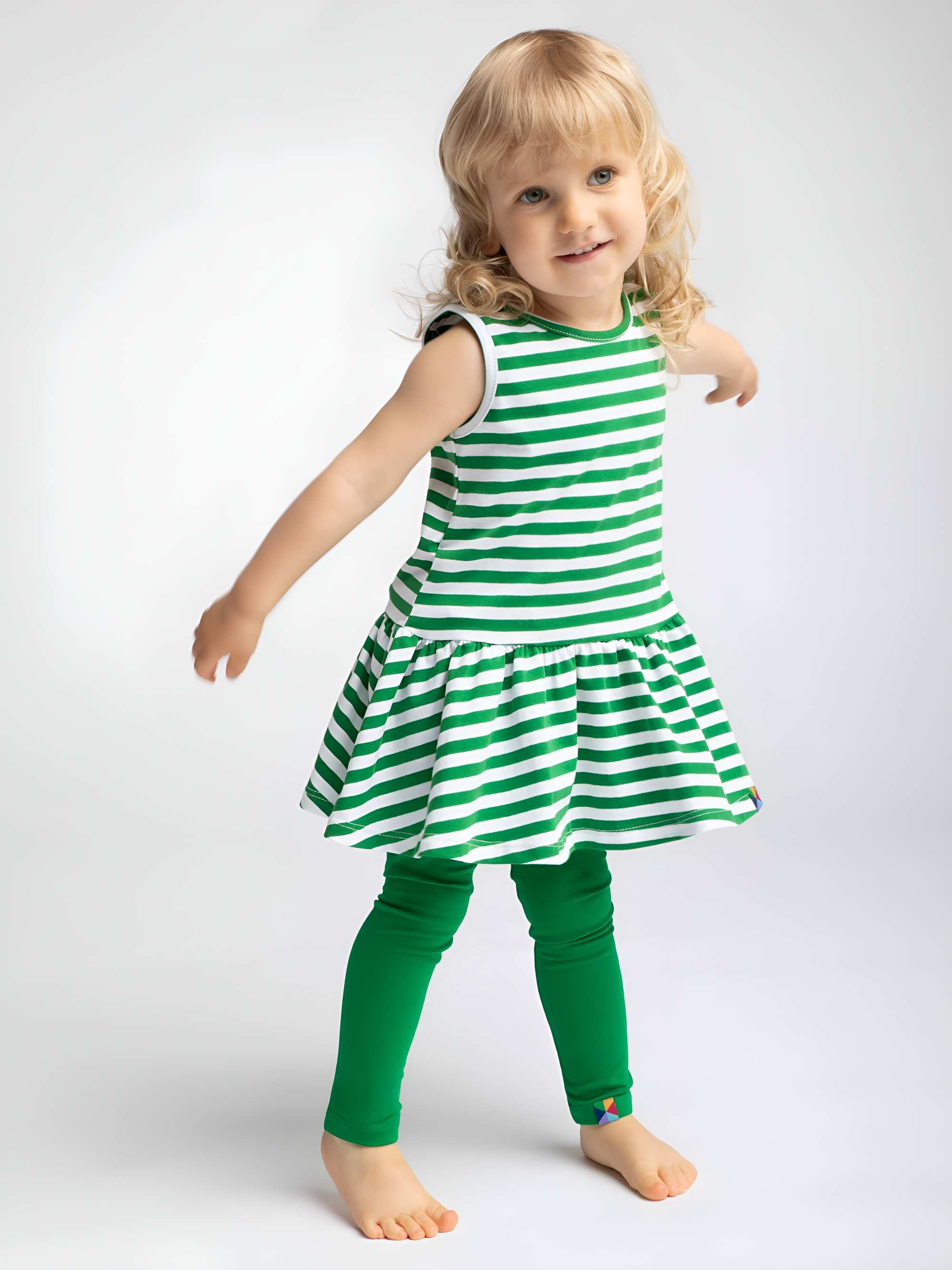 Zielone legginsy