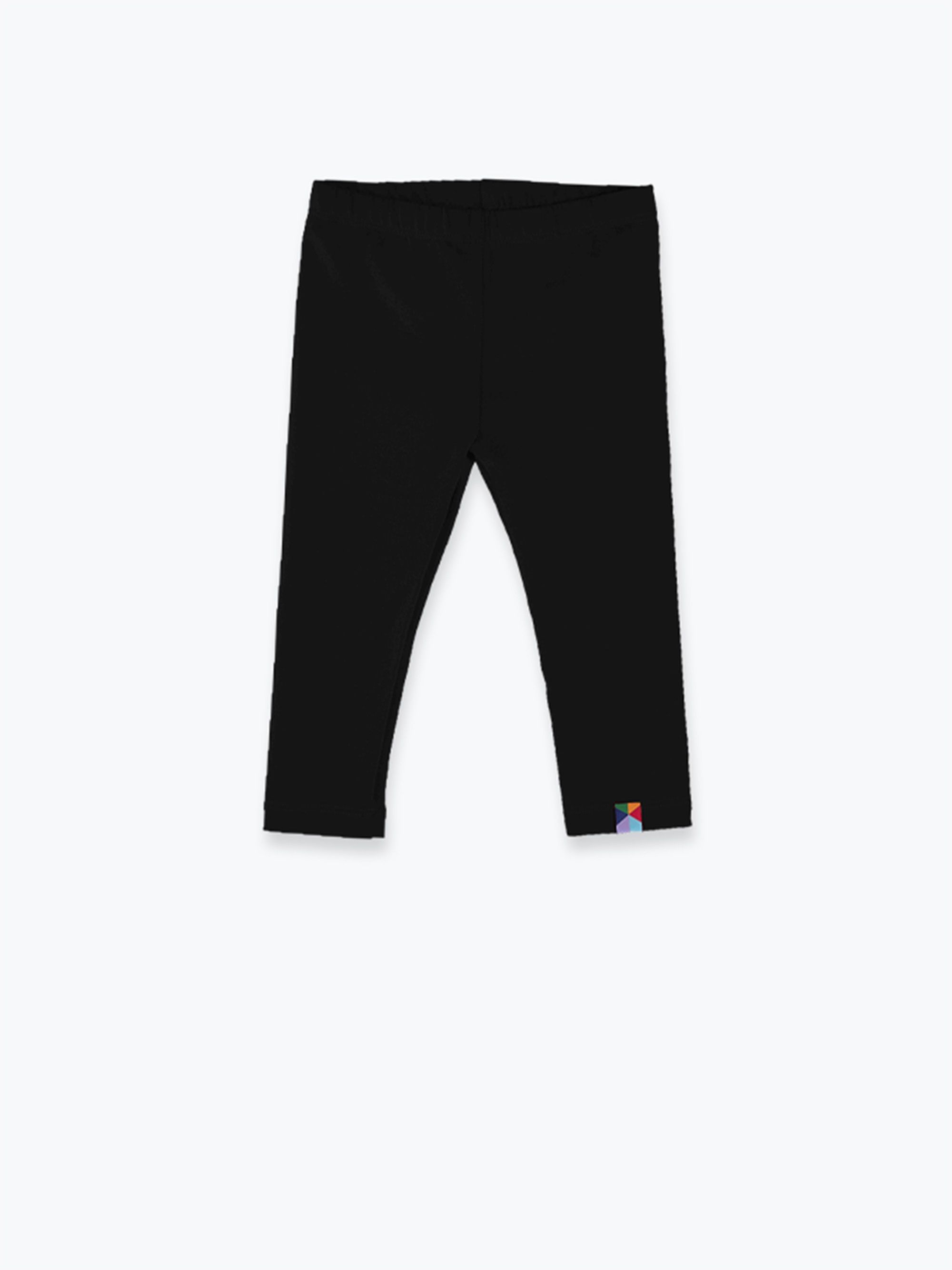 Czarne legginsy 3/4