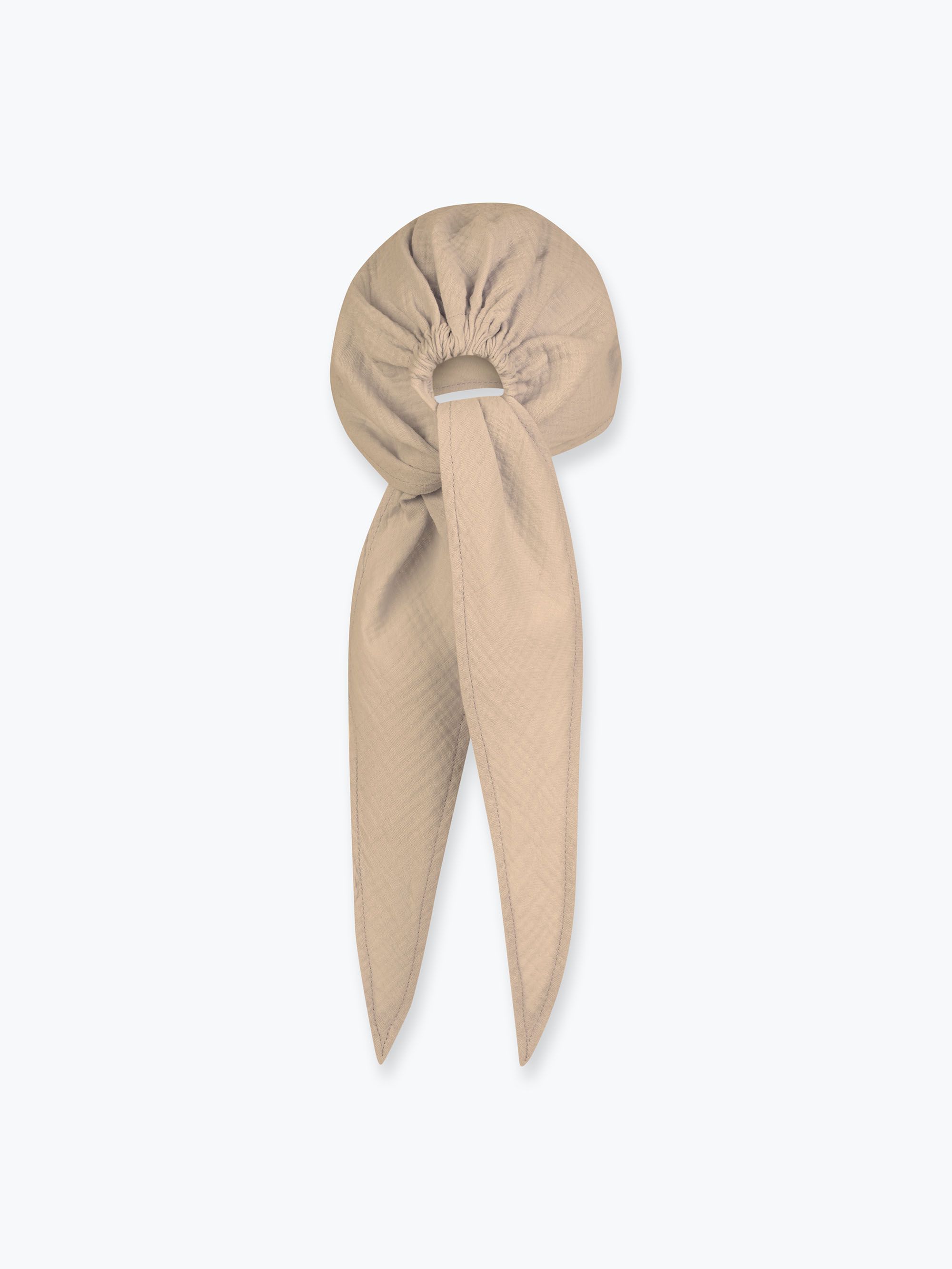 Beżowa bandana muślinowa