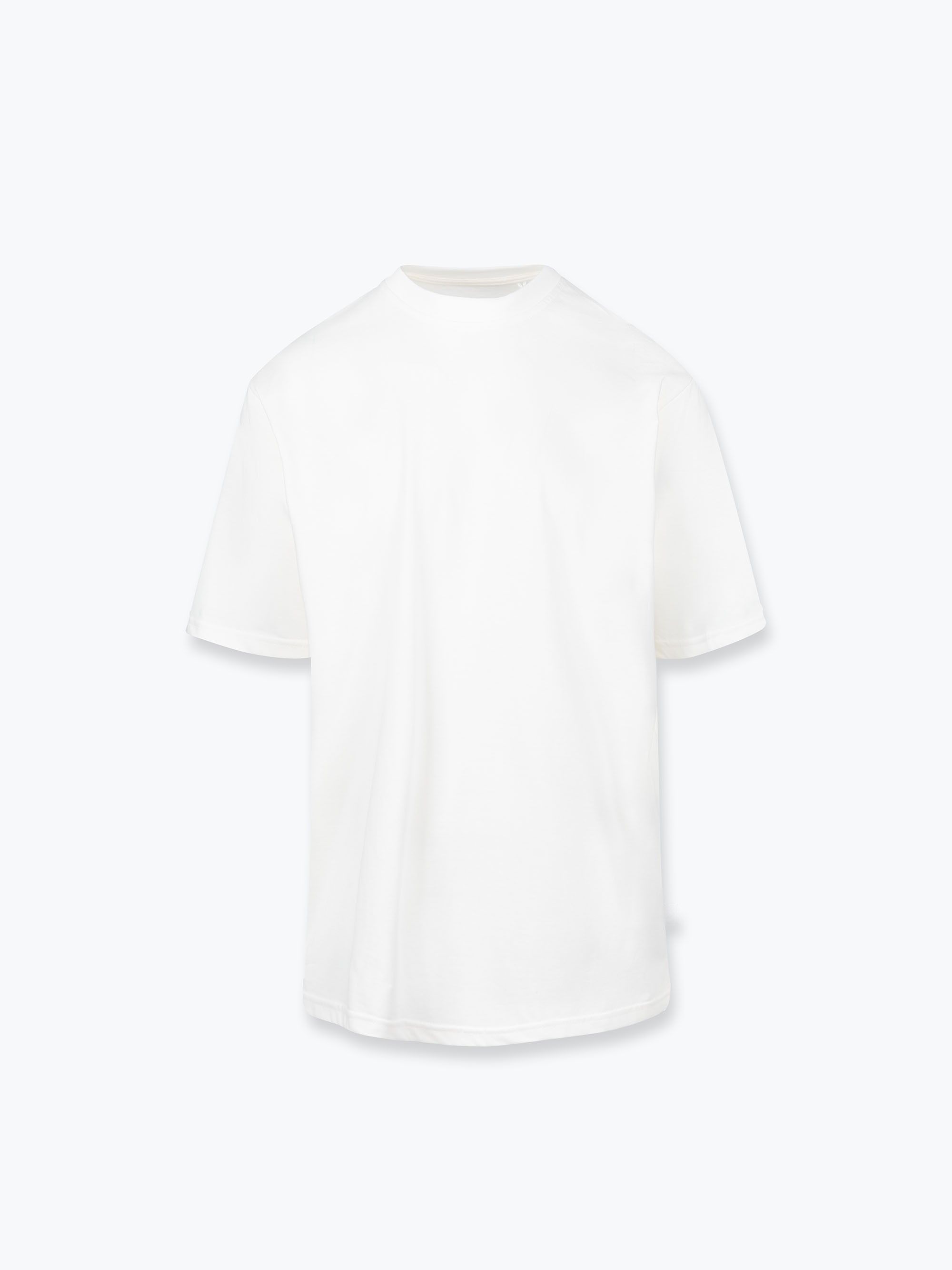 Biały T-shirt oversize męski