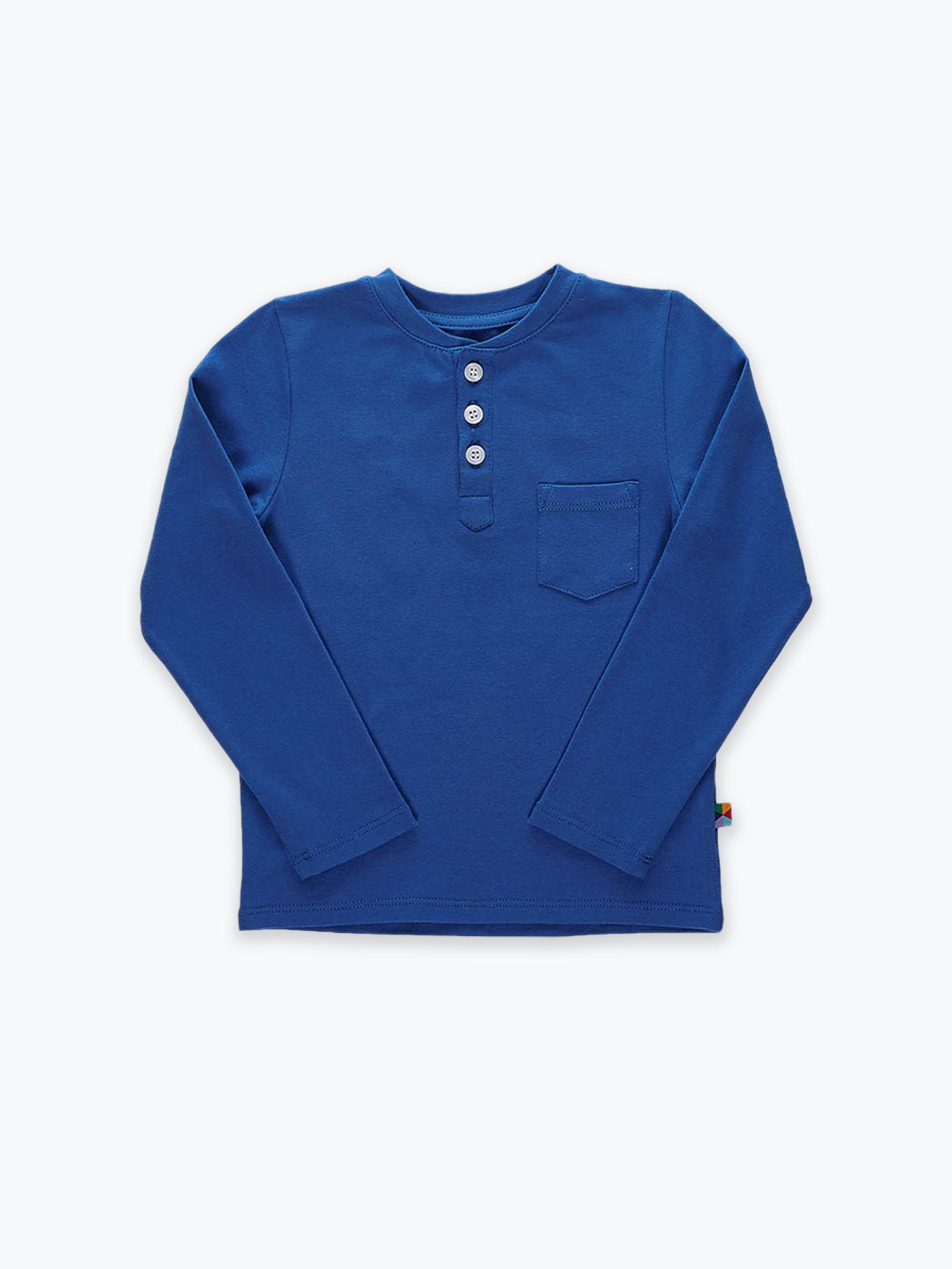 Niebieska koszulka henley