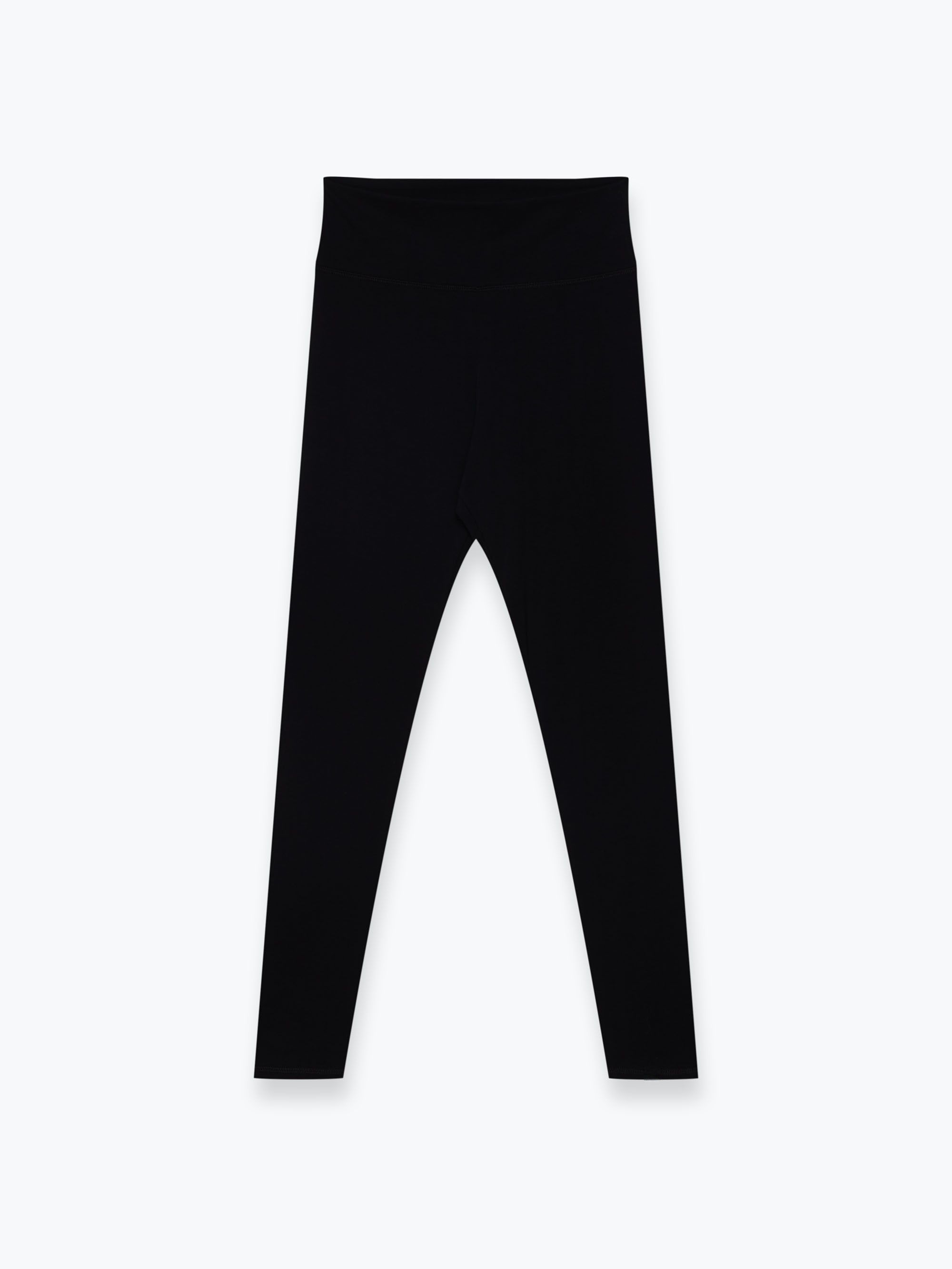 Czarne legginsy damskie