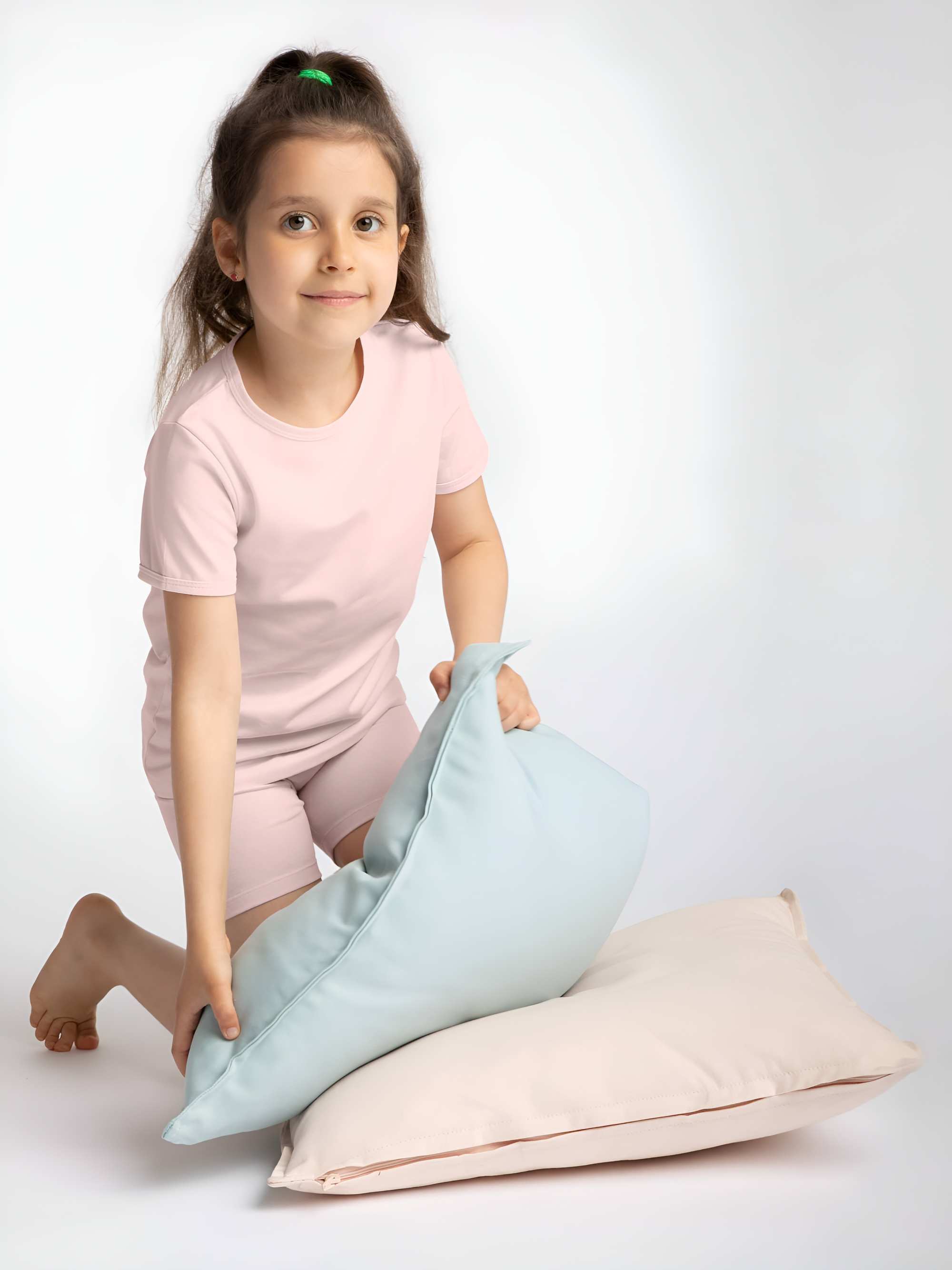 Light pink short sleeve pyjamas
