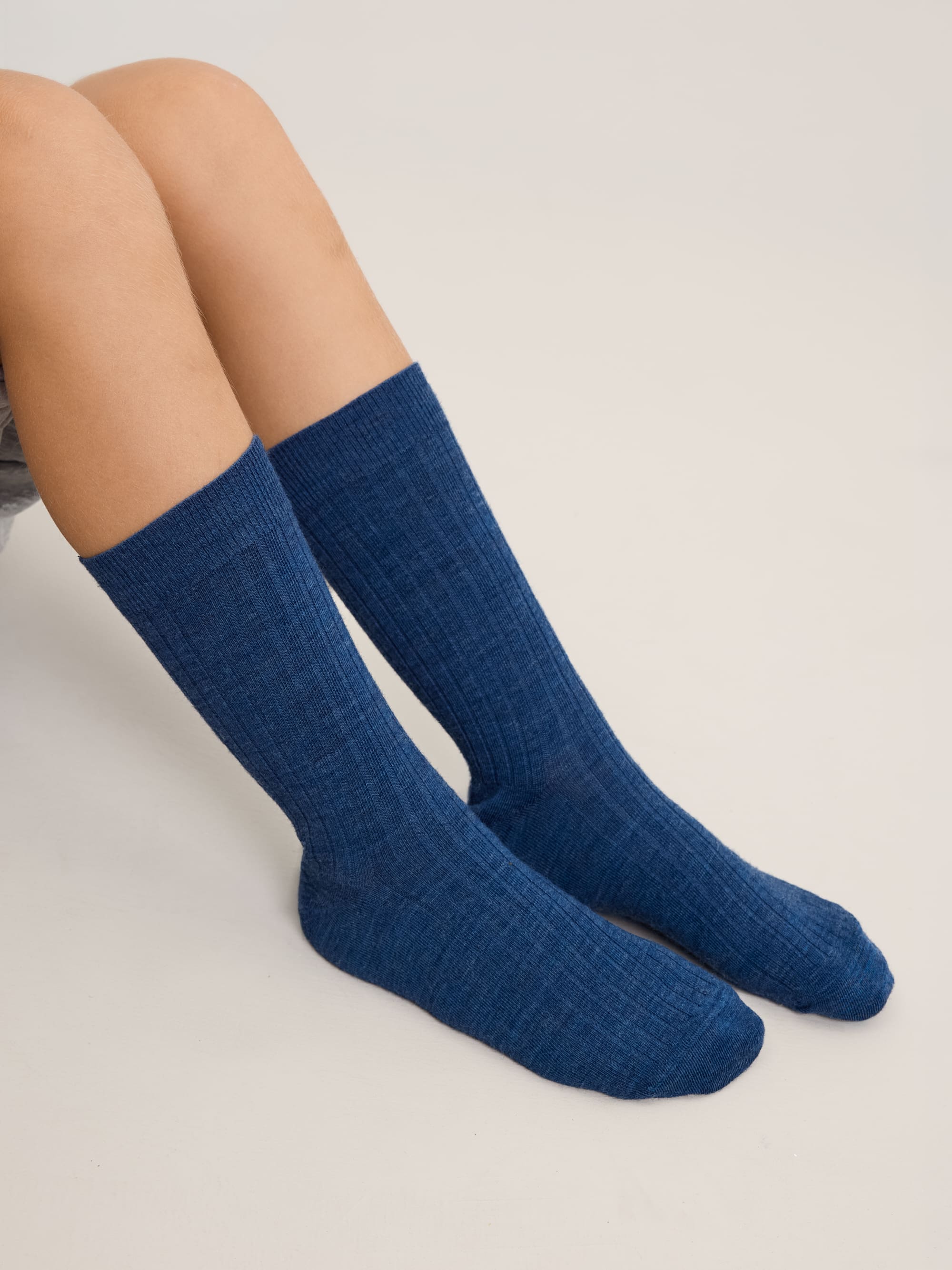 Dark blue Merino Wool Socks