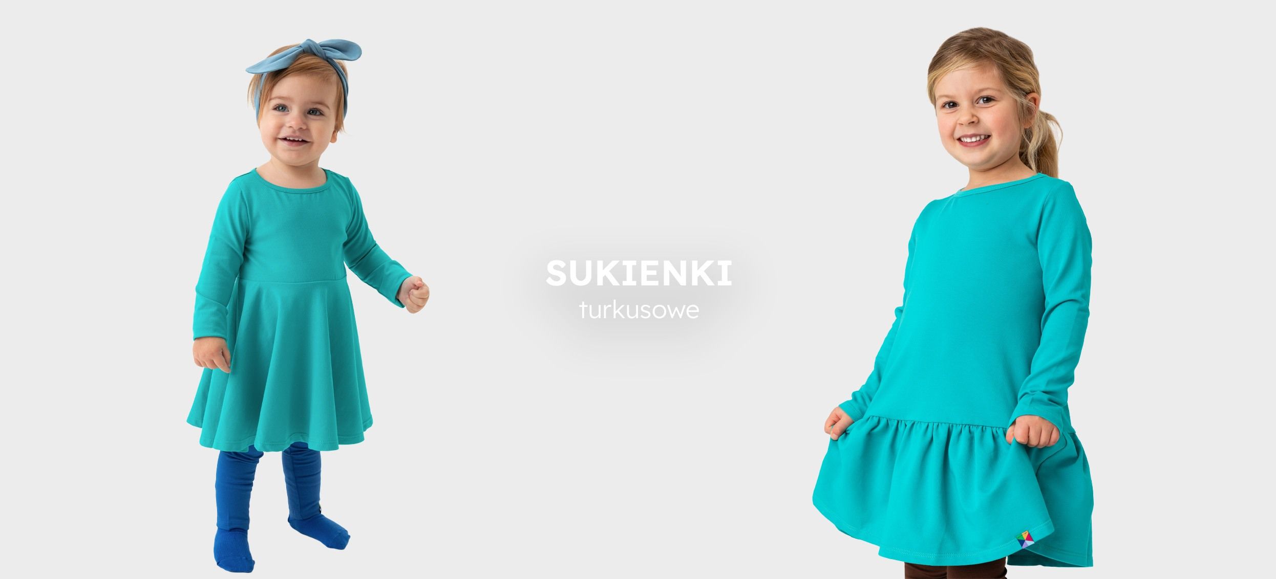 sukienki kolor turkusowy