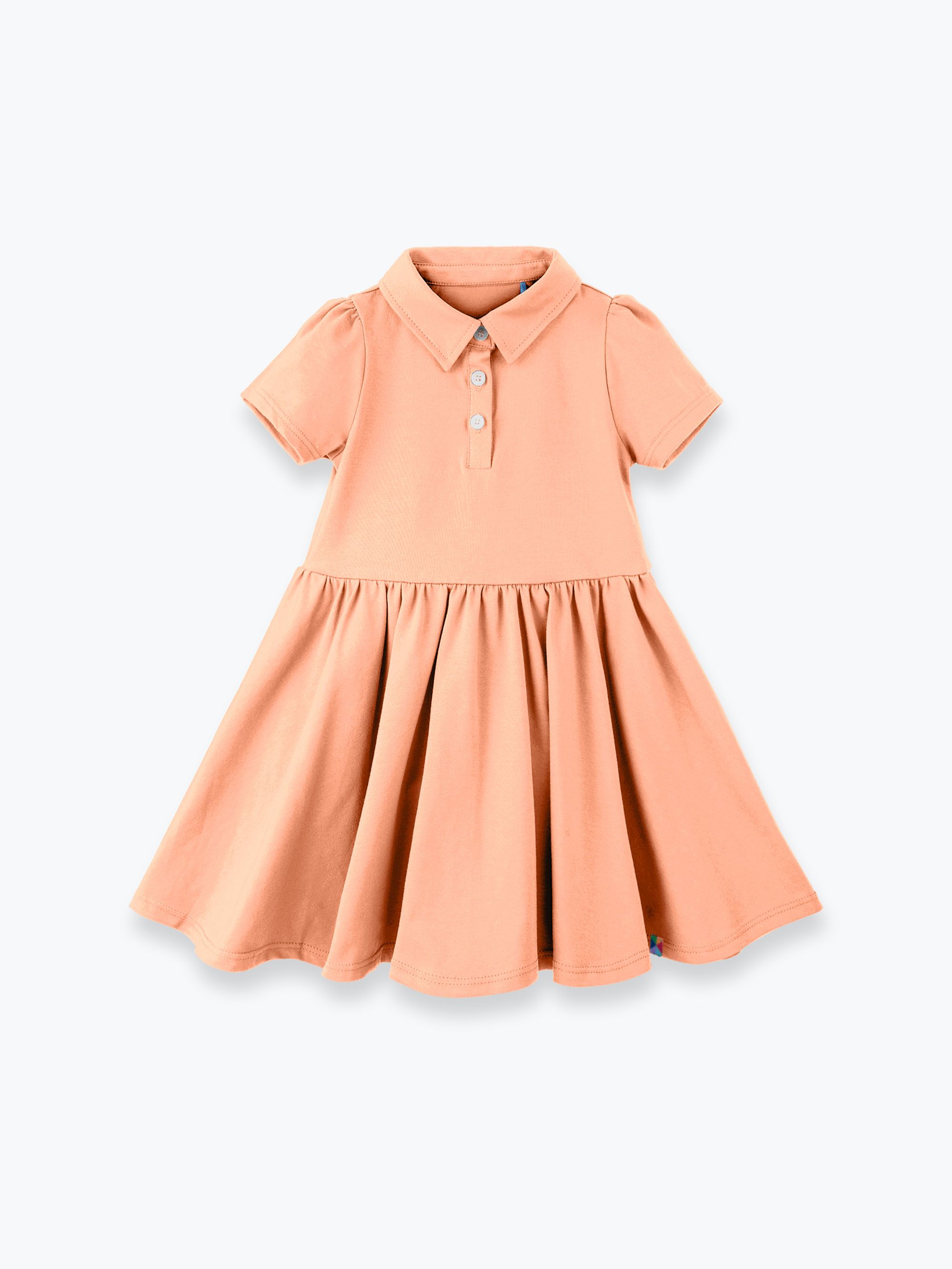 Morelowa sukienka polo