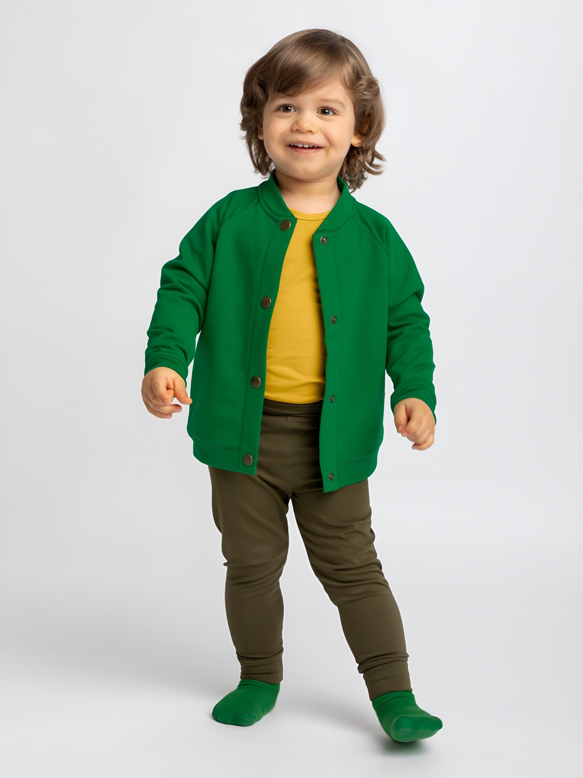 Zielona bluza bomber
