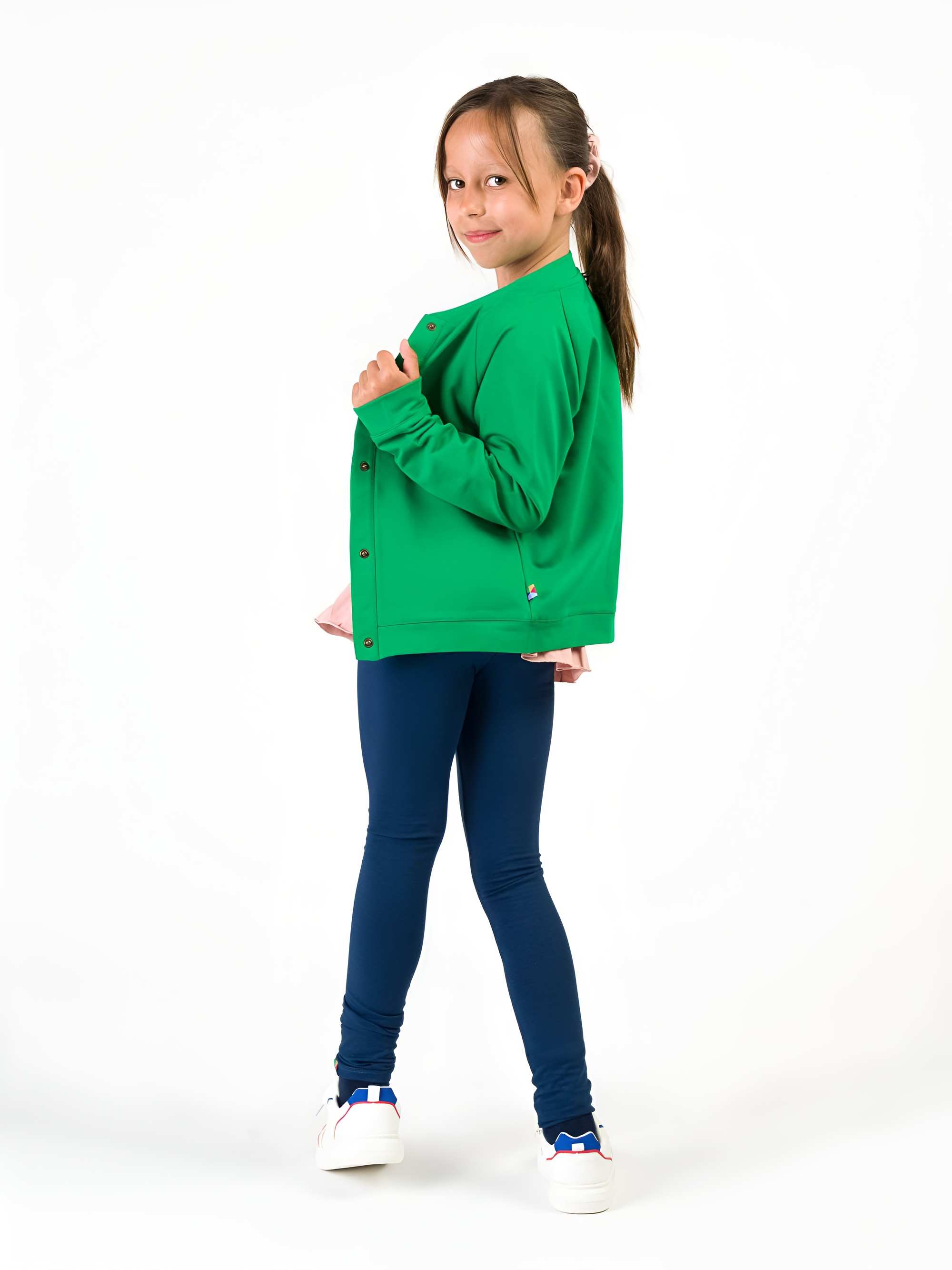 Granatowe legginsy
