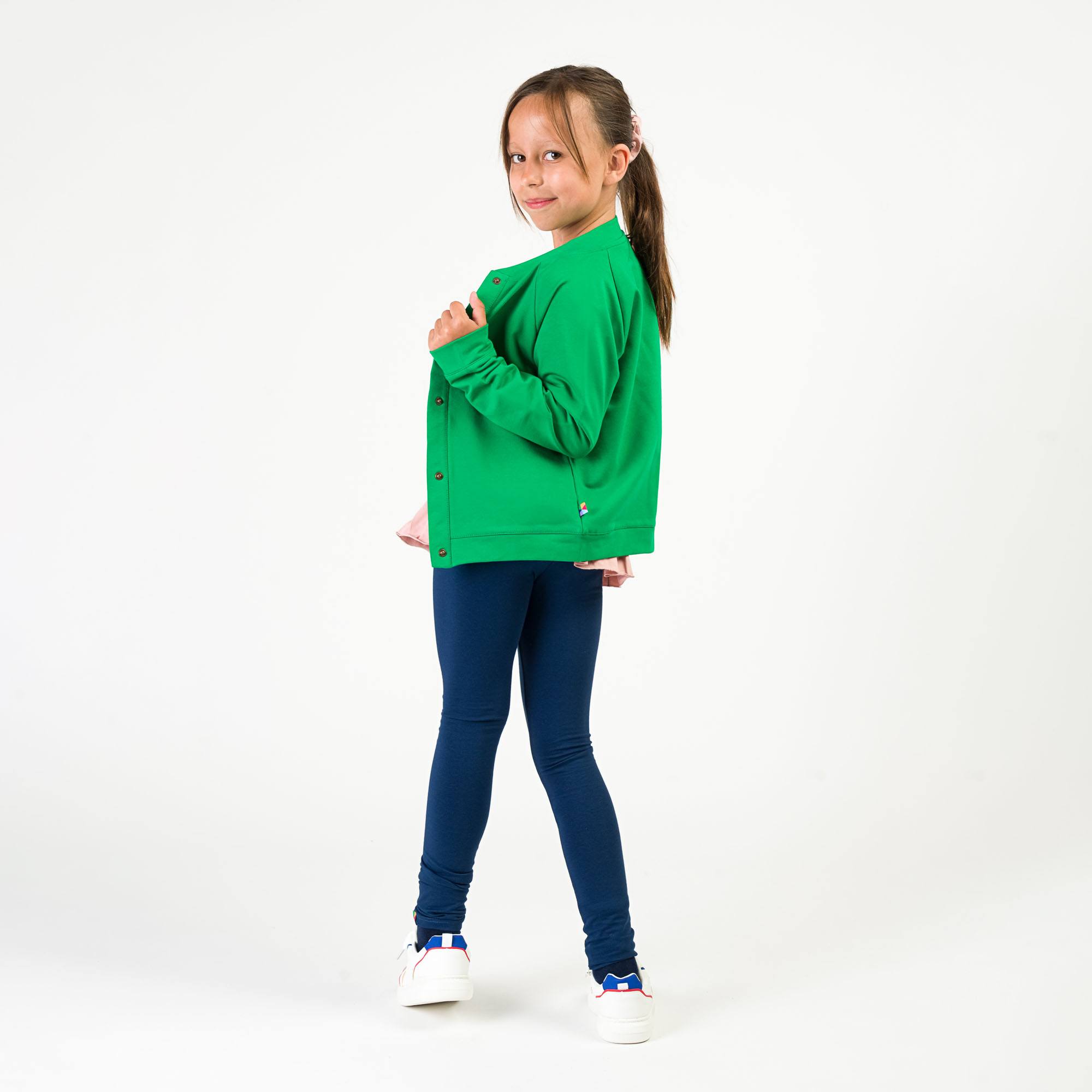 Granatowe legginsy