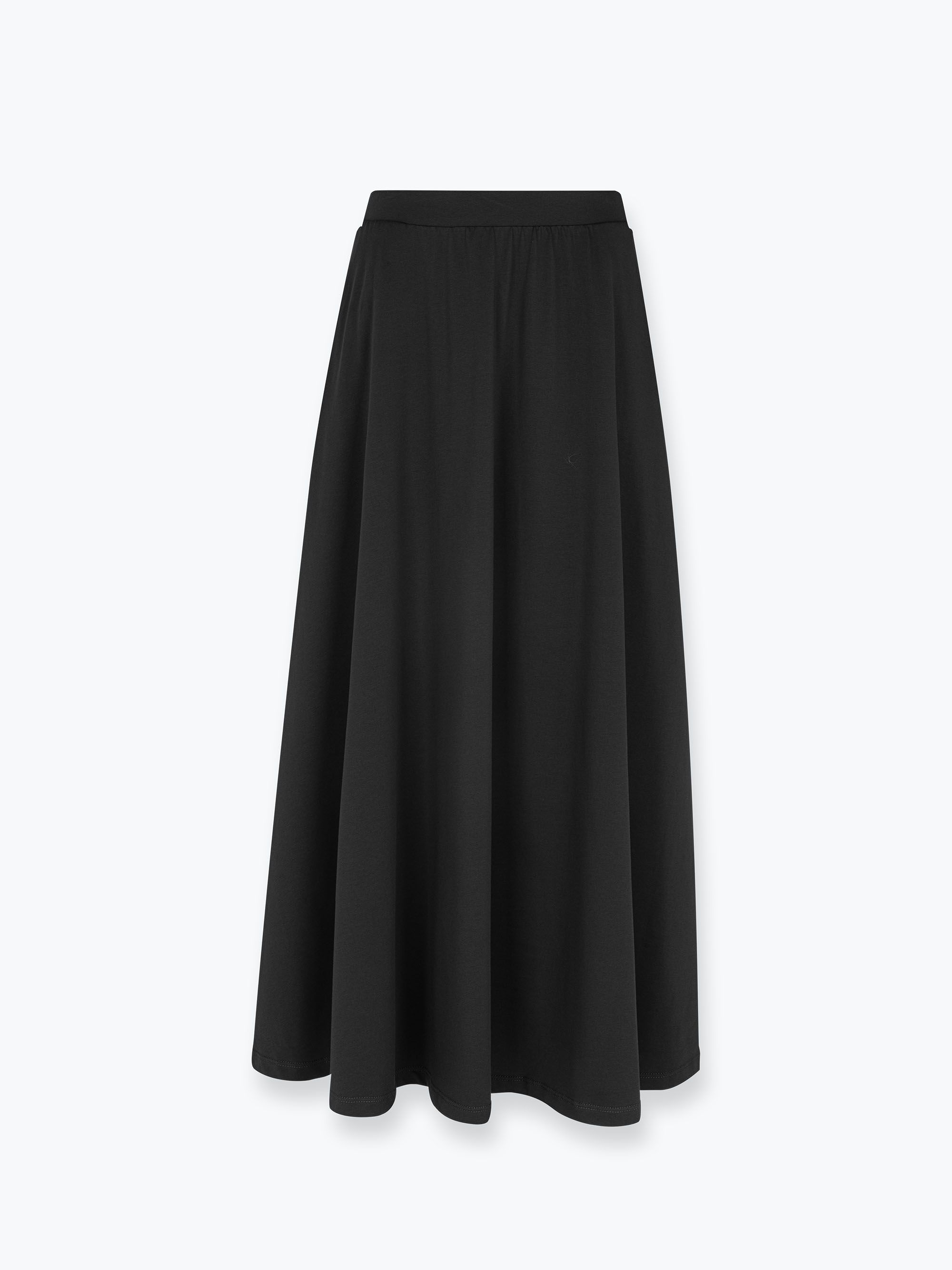 Czarna spódnica maxi damska