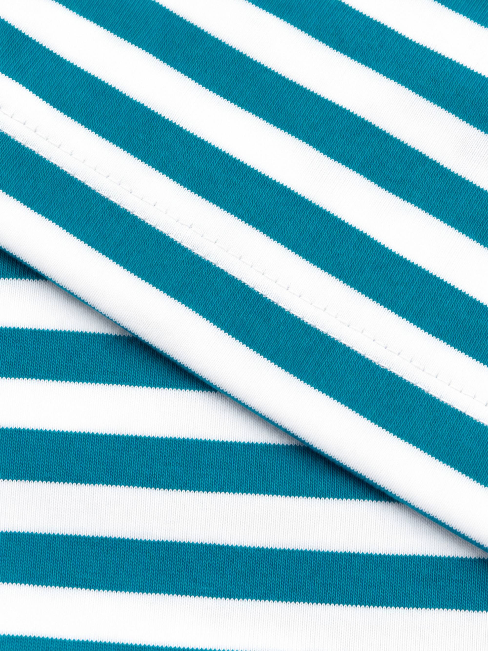 Turquoise stripes striped summer dress Women