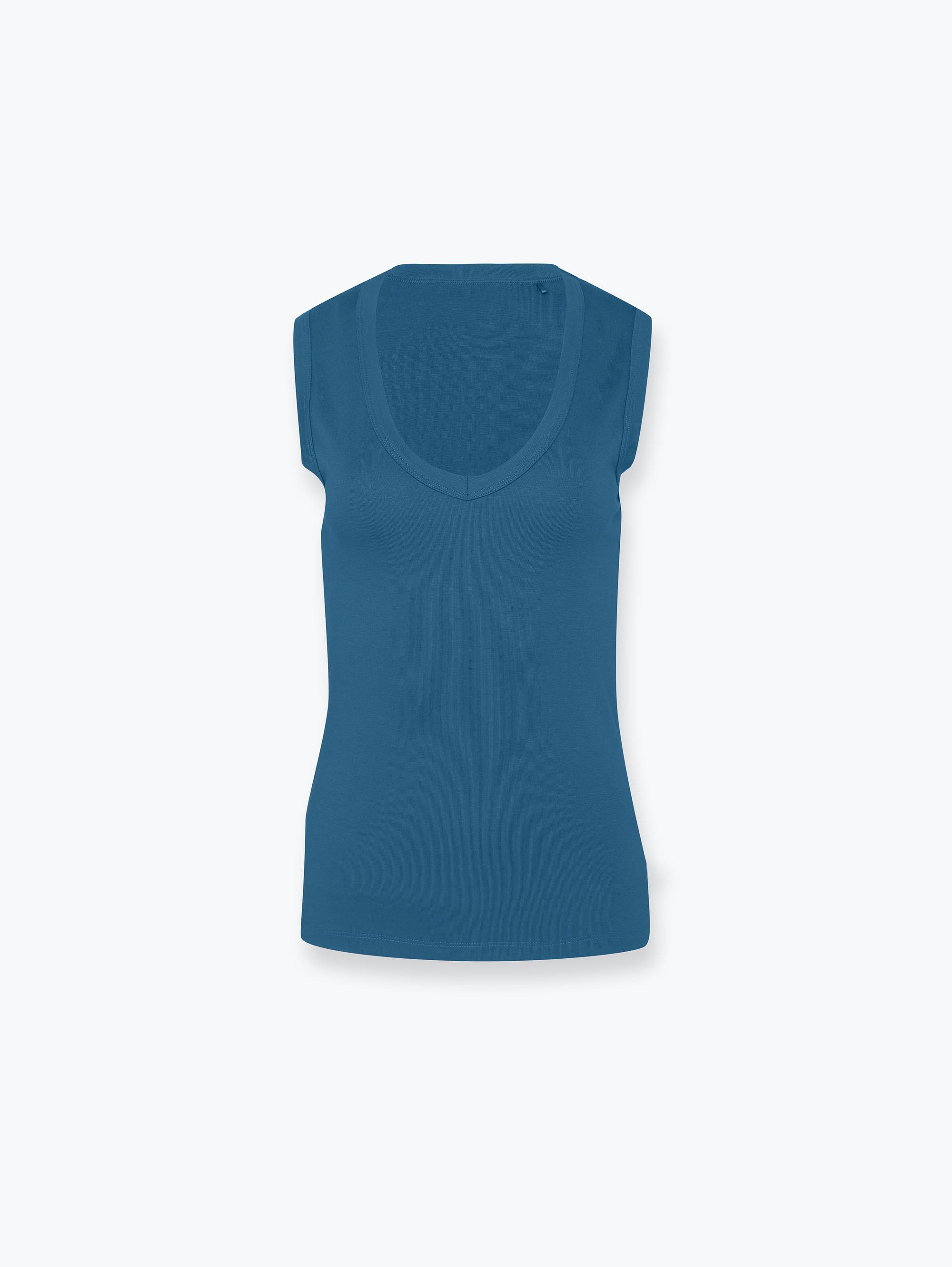 Dark blue Sleeveless Top Women