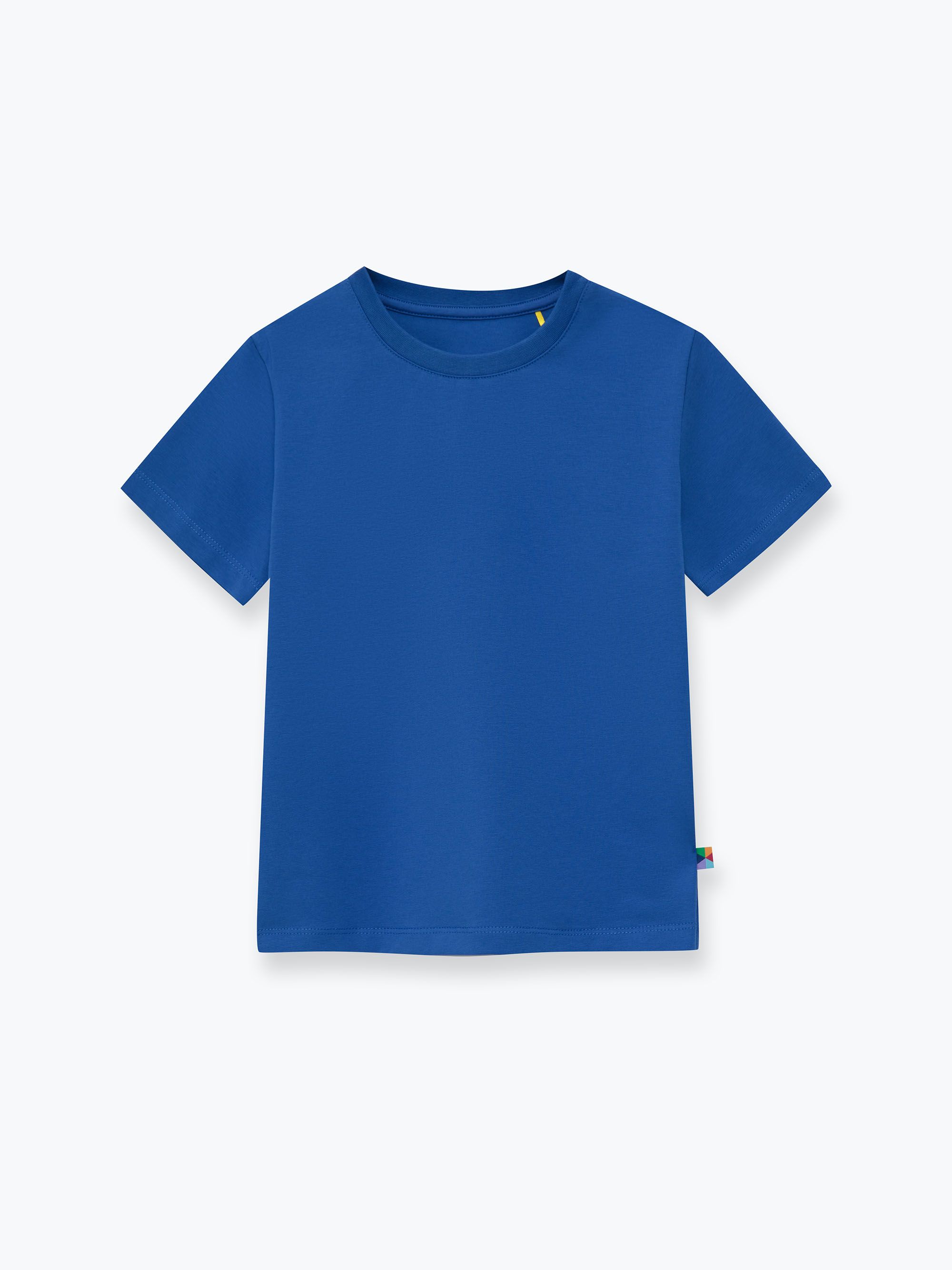 Niebieski T-shirt ze ściągaczem