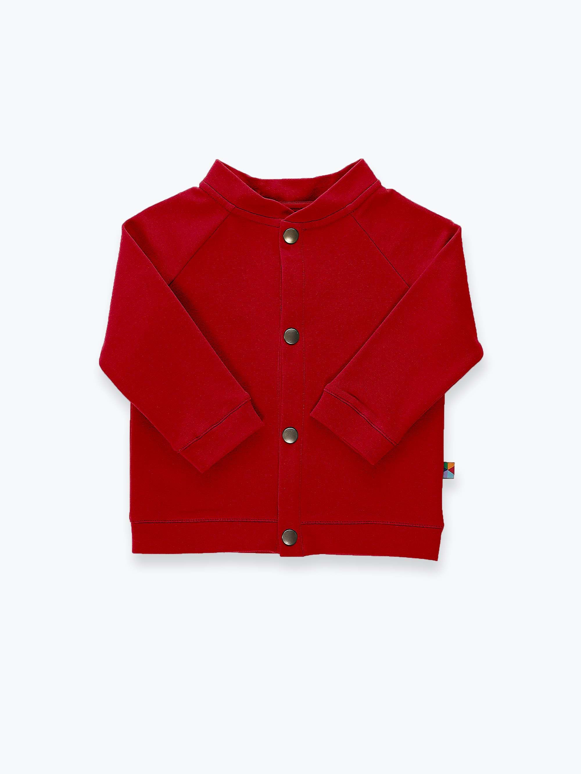 Czerwona bluza bomber
