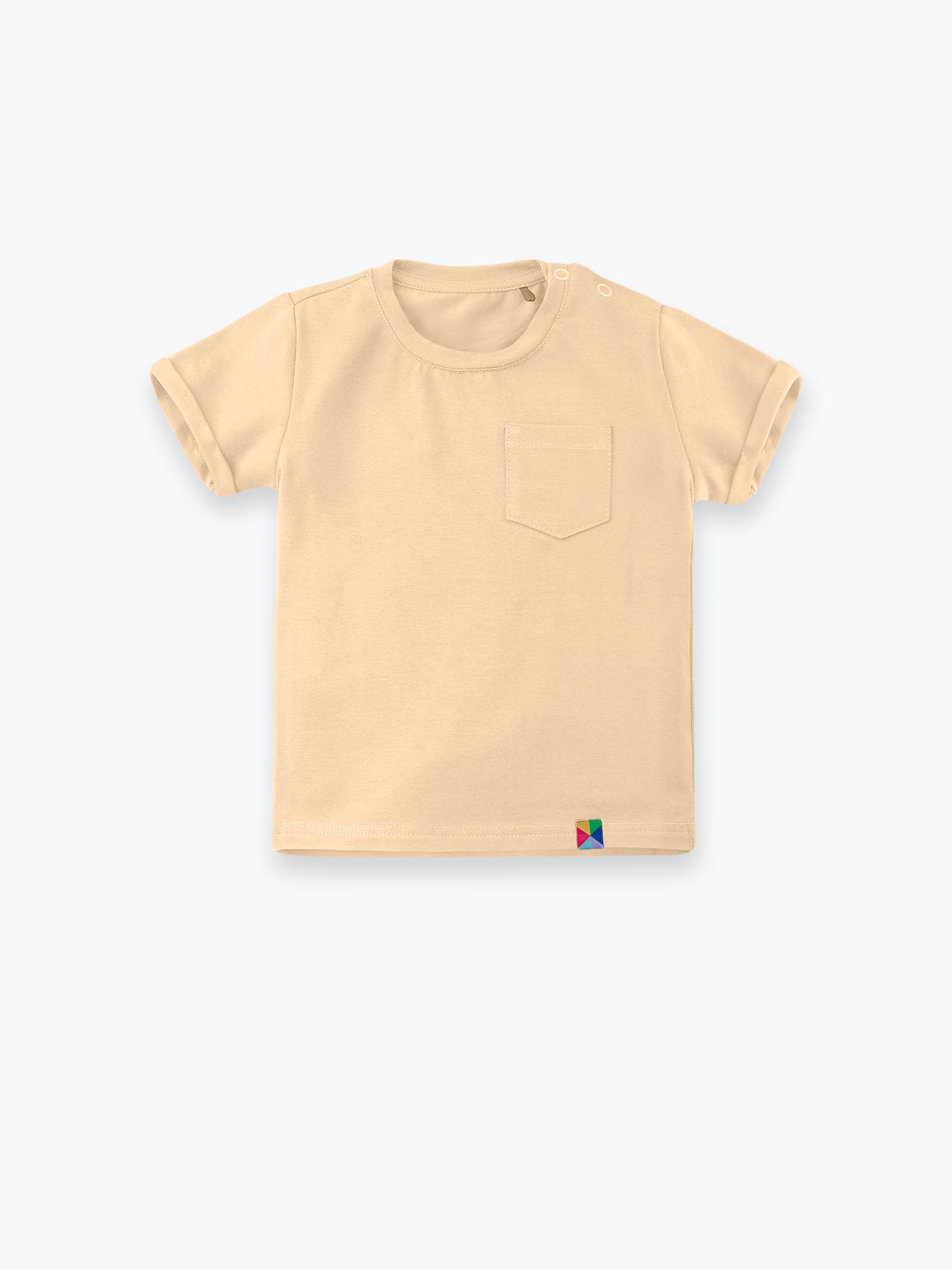 Beżowy T-shirt