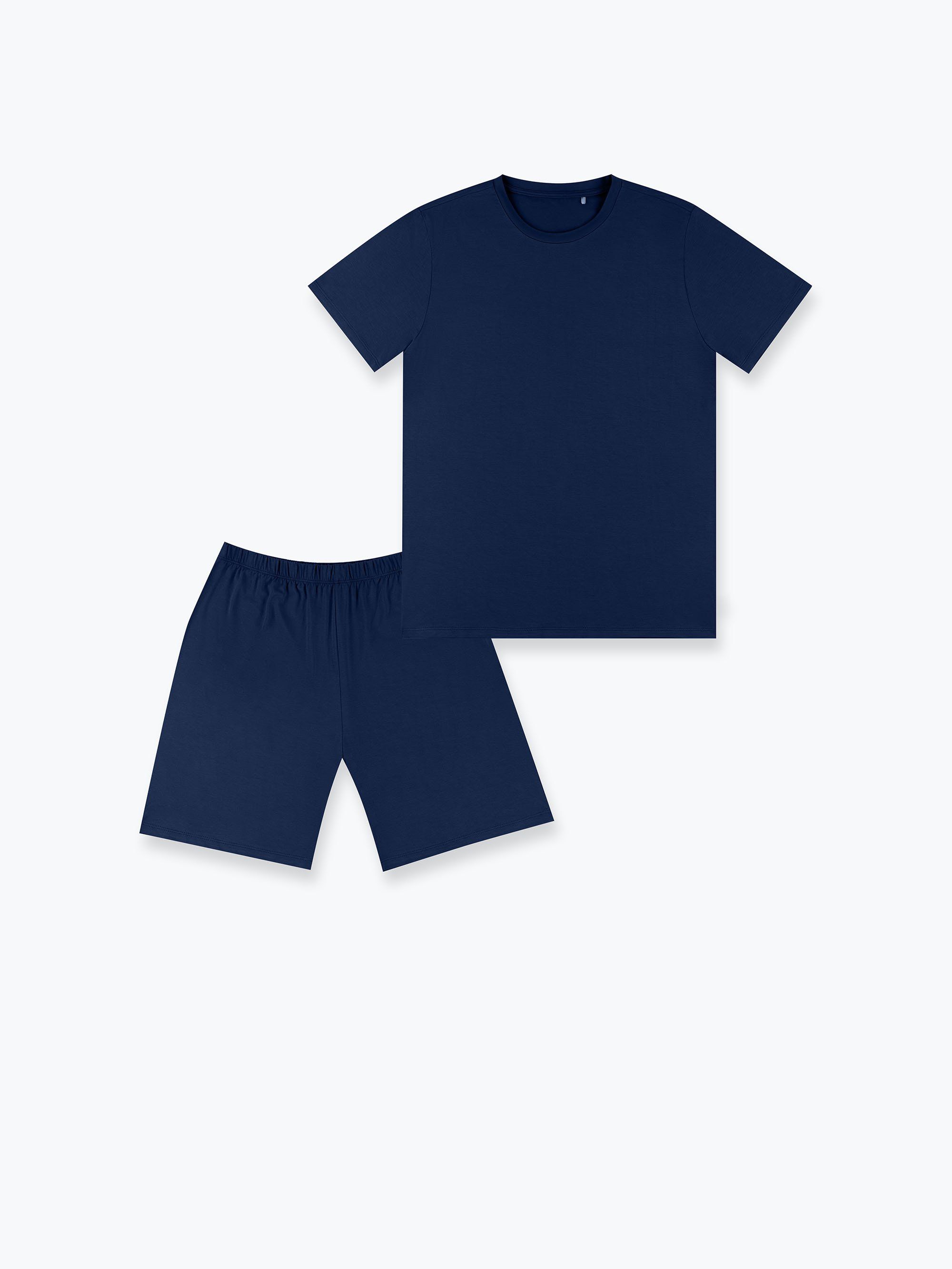 Navy blue pajama set Men