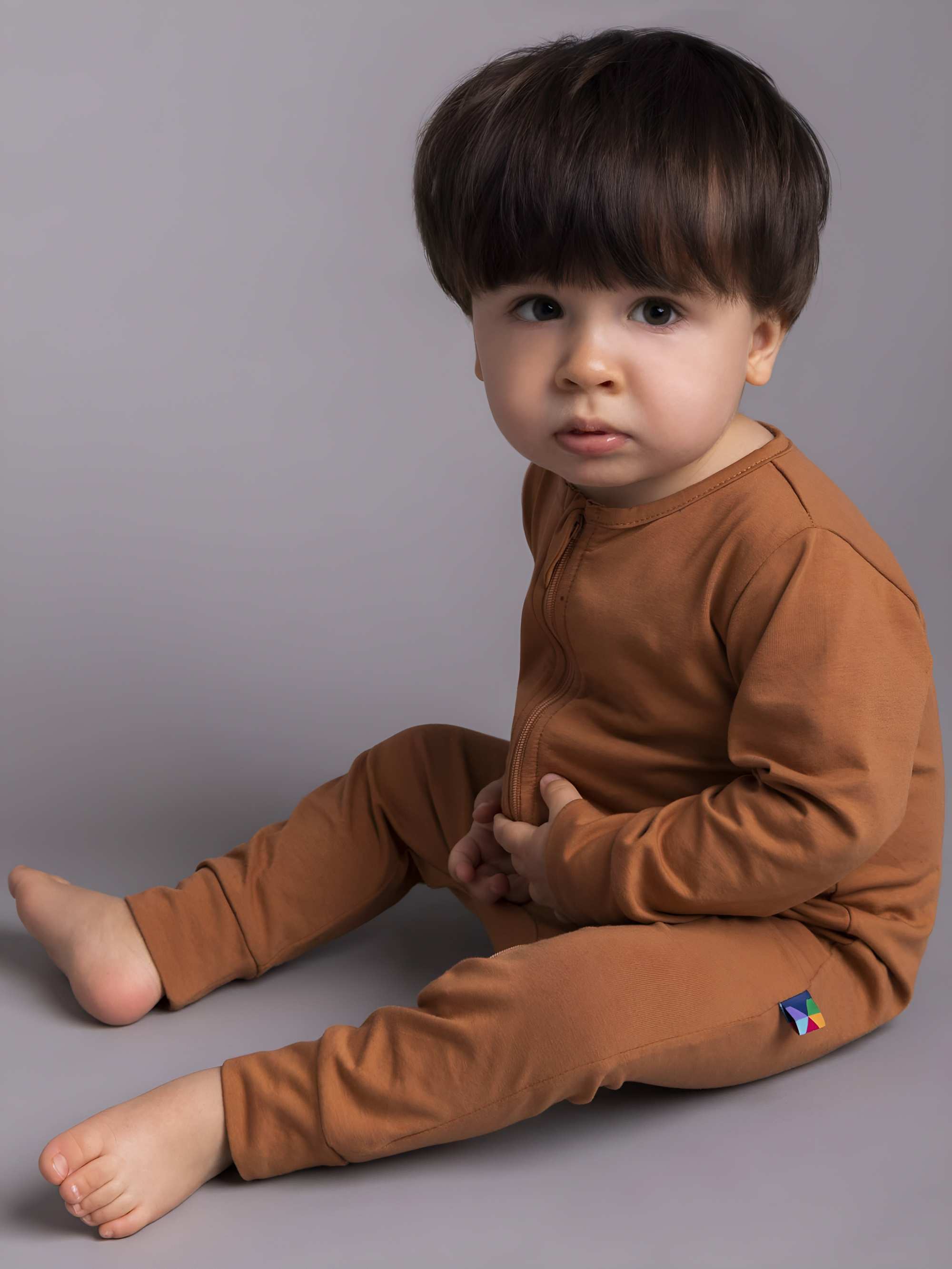 Caramel romper suit