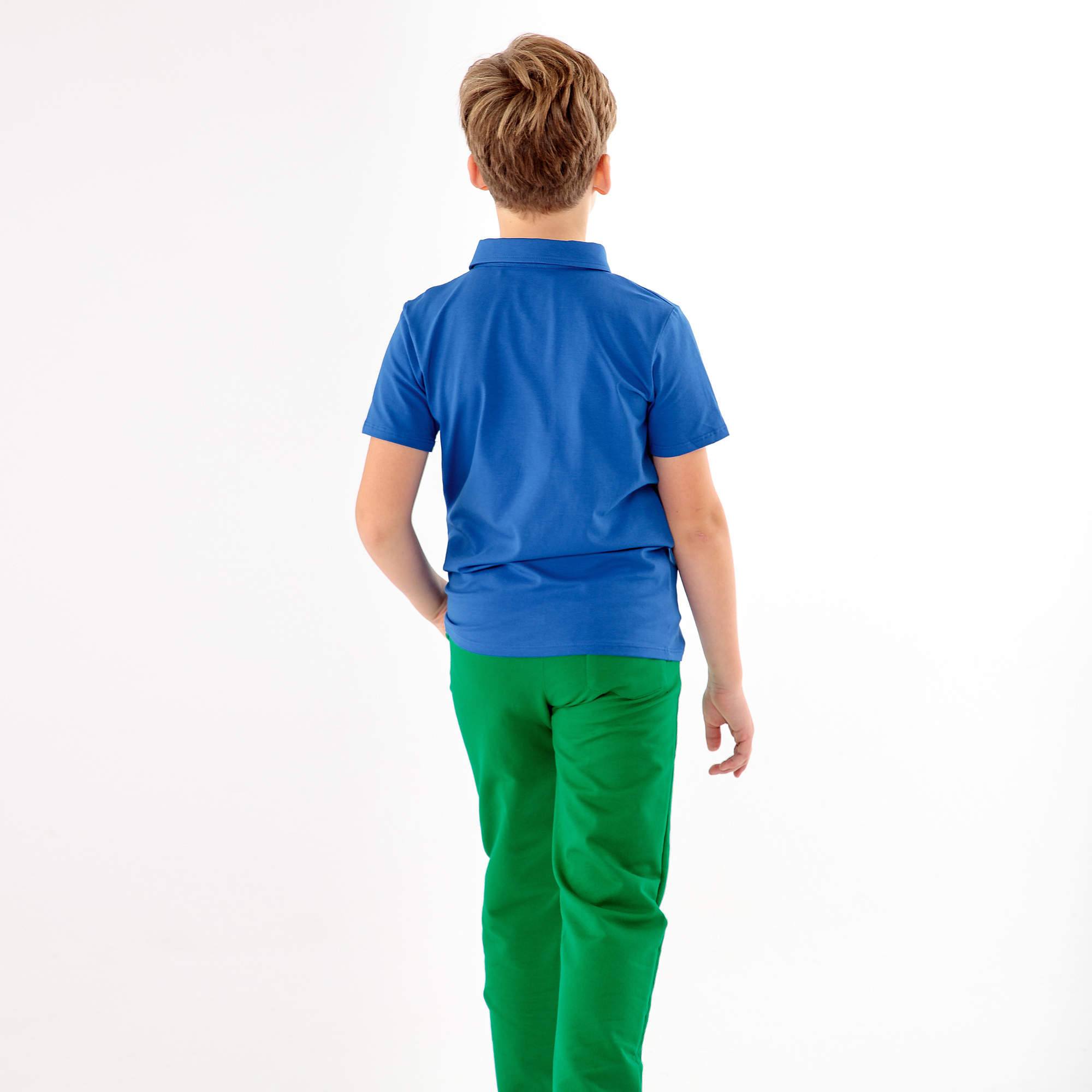 Niebieska koszulka polo Junior