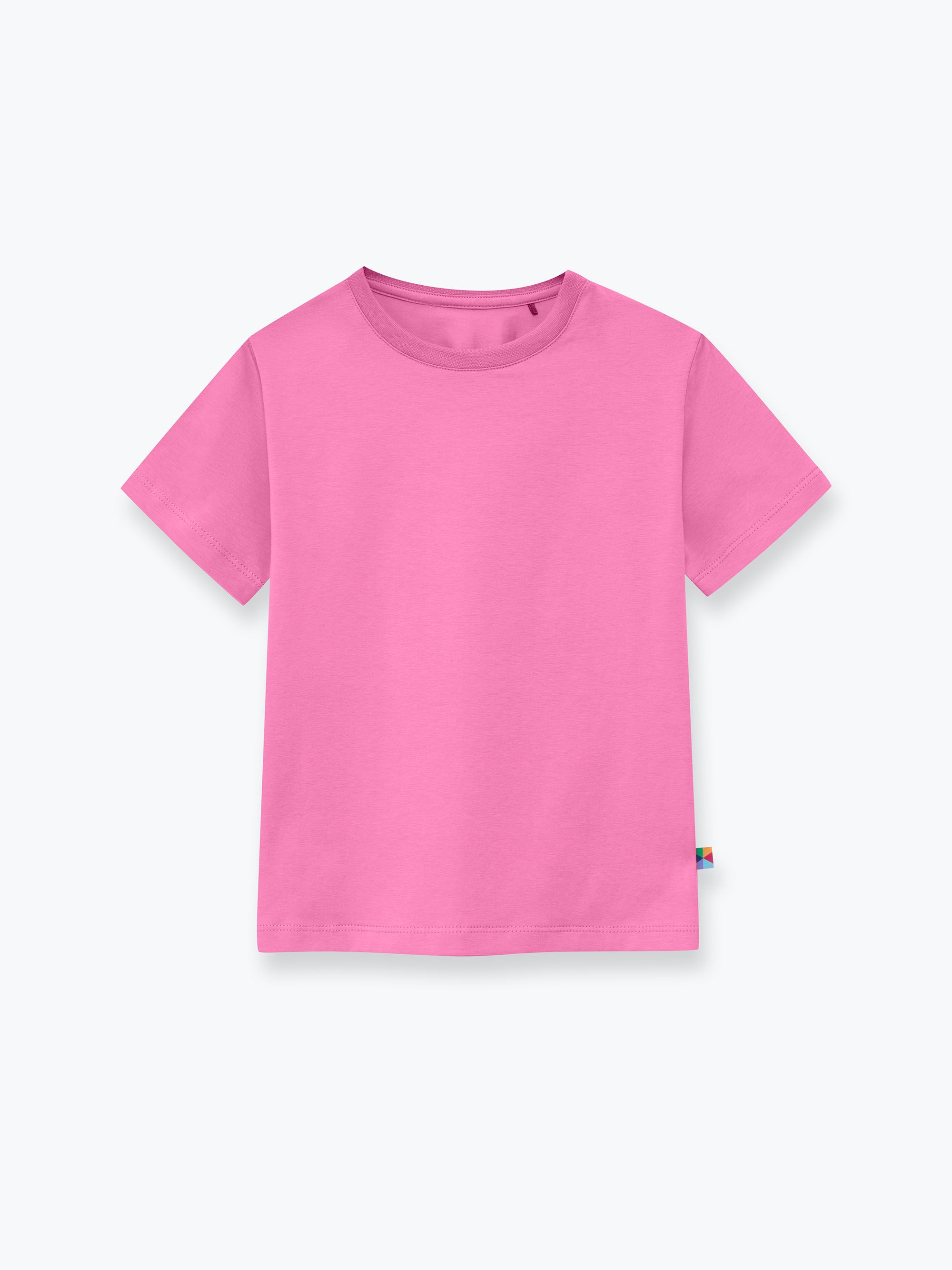 Pasteloworóżowy T-shirt ze ściągaczem